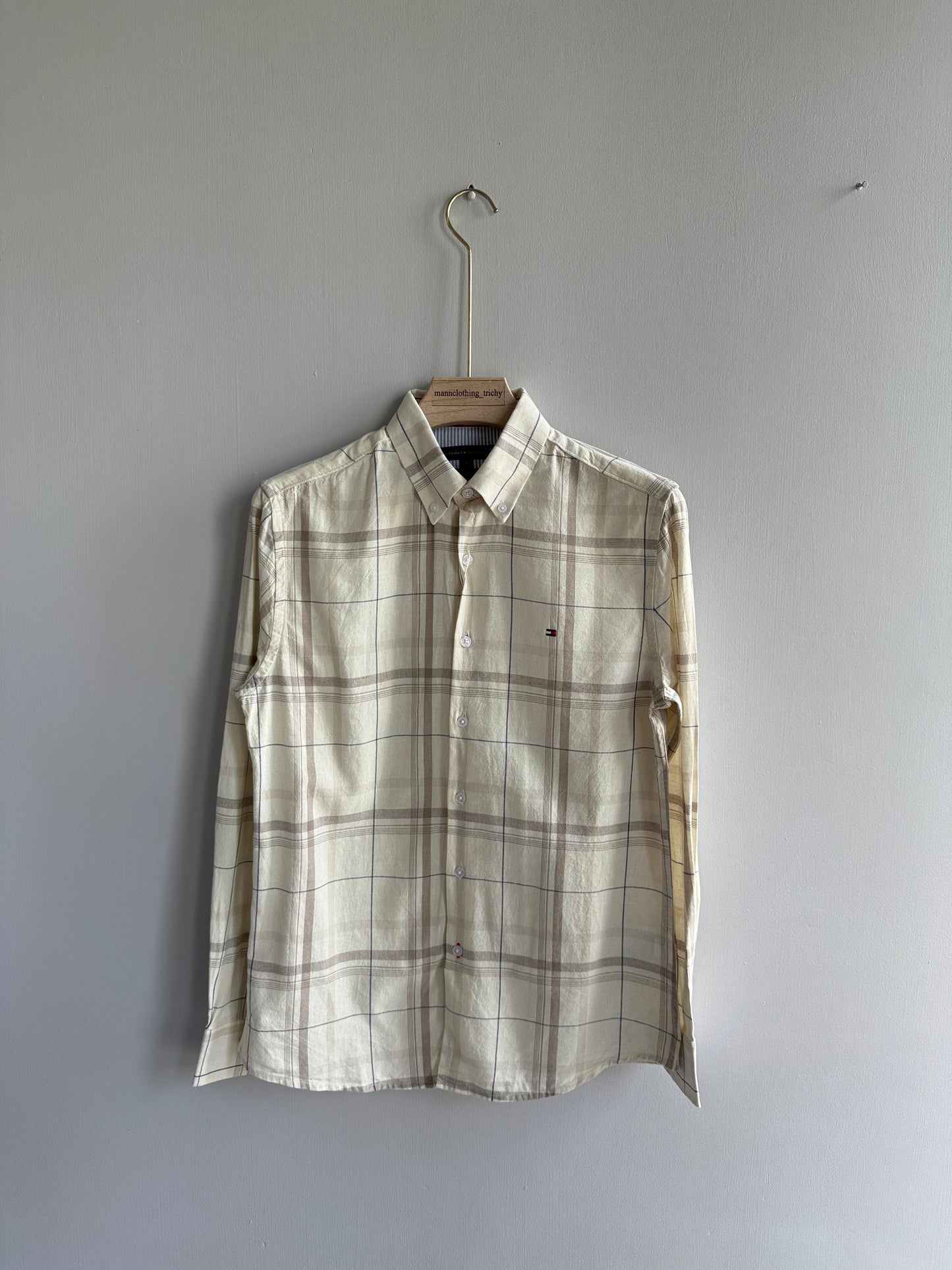 STRIPE COTTON LINEN SHIRT