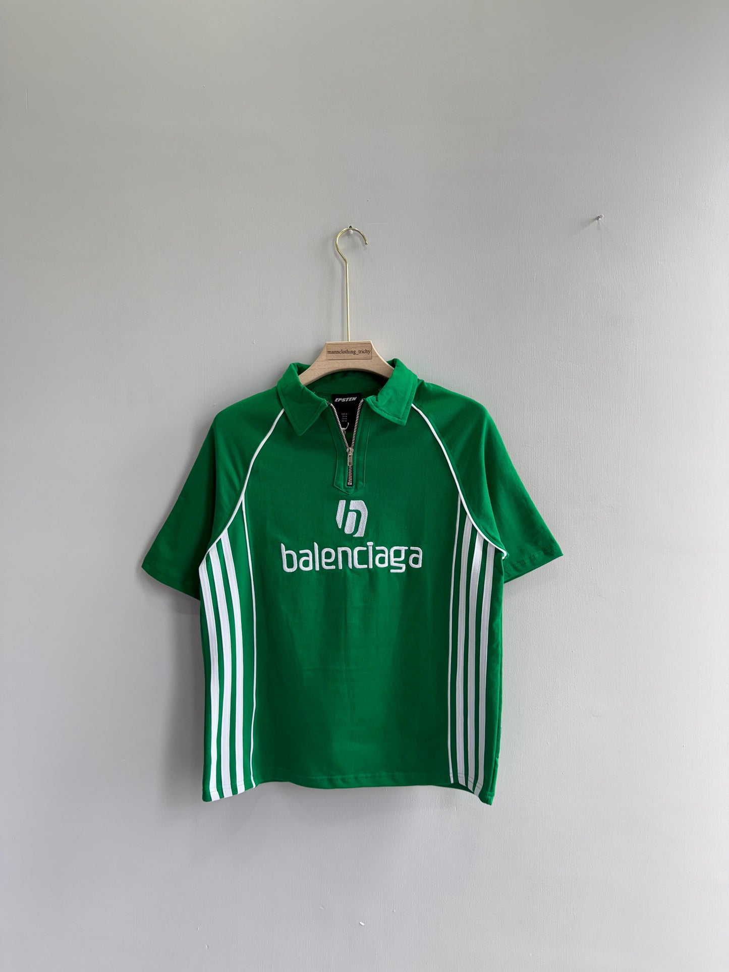 DROP SHOULDER POLO NECK TEES