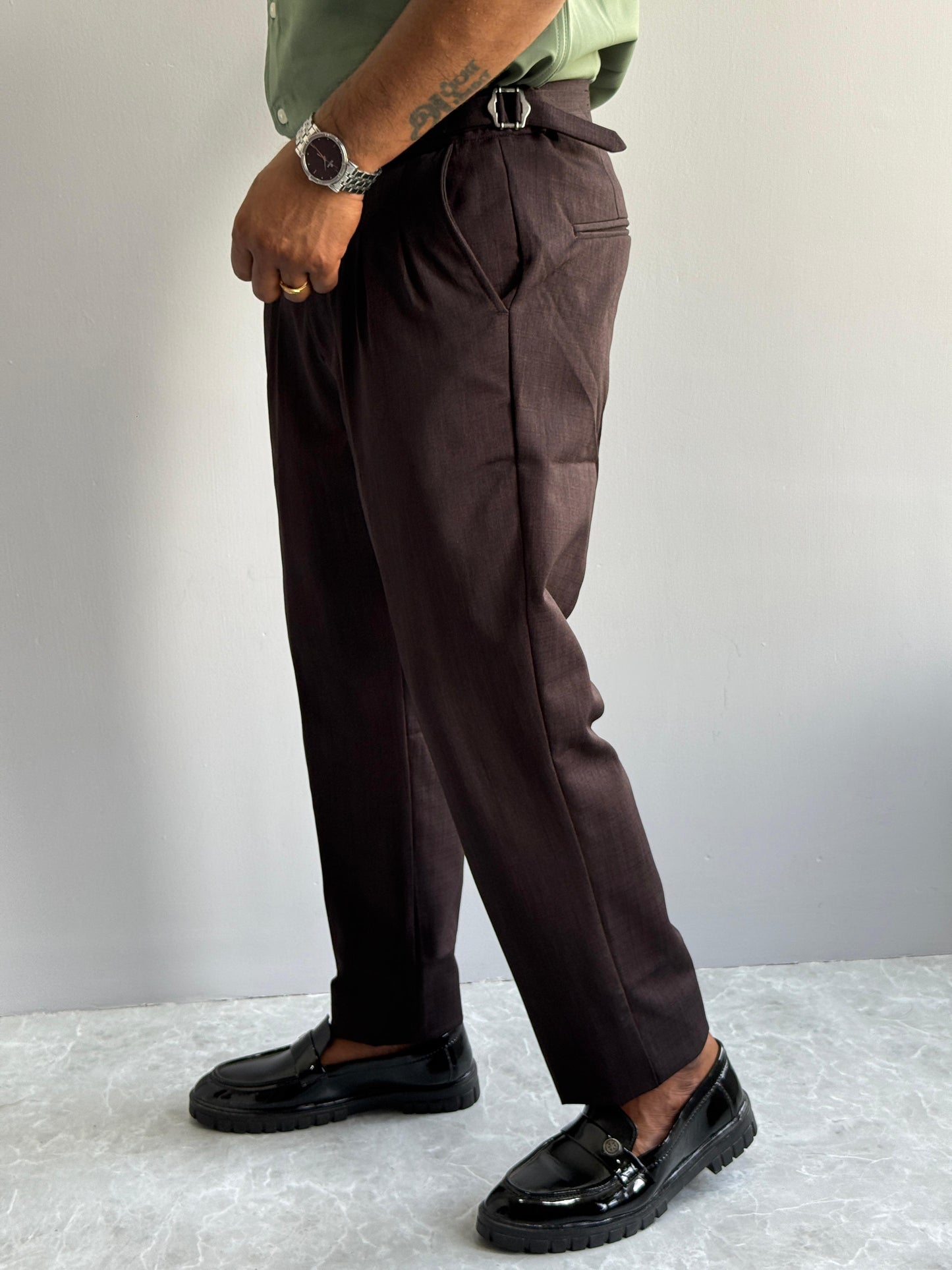 WAIST ADJUSTMENT GURKHA TROUSER