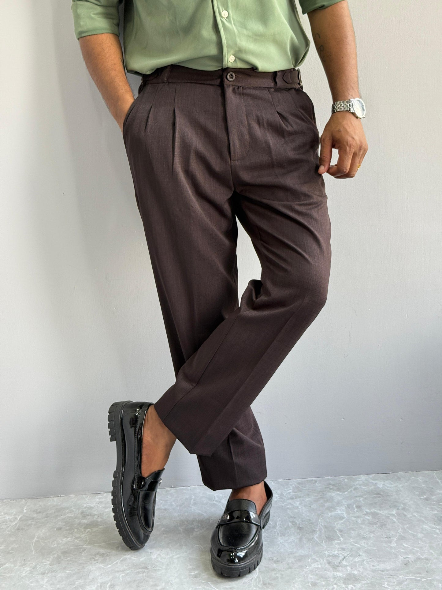 WAIST ADJUSTMENT GURKHA TROUSER