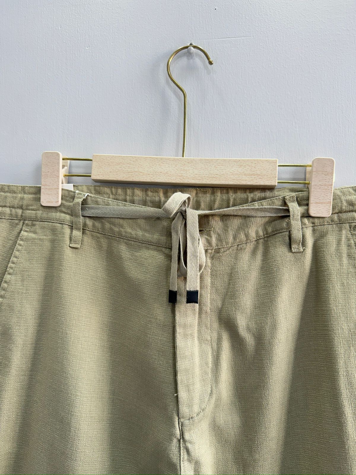 STRAIGHT FIT LINEN PANT