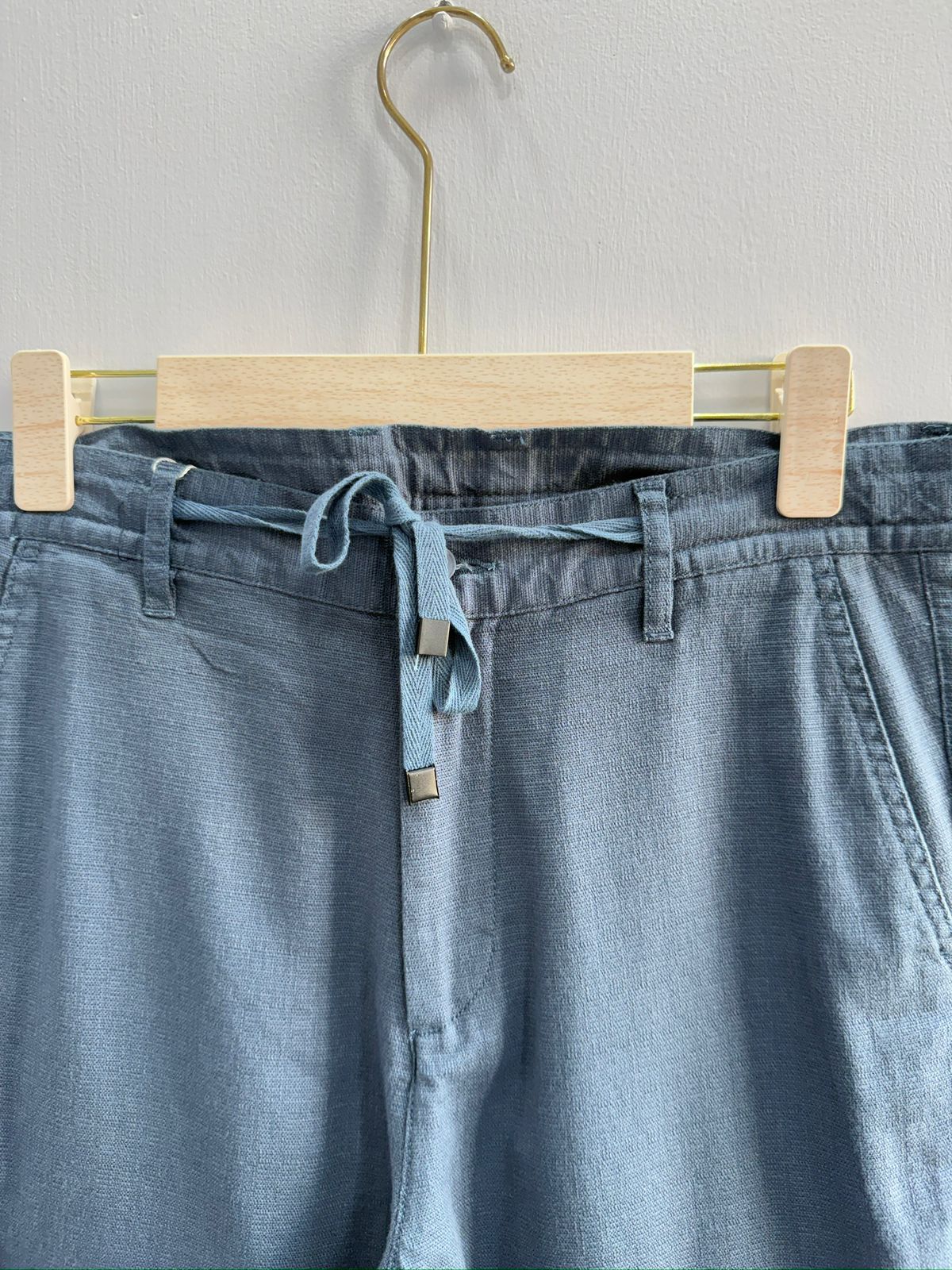 STRAIGHT FIT LINEN PANT