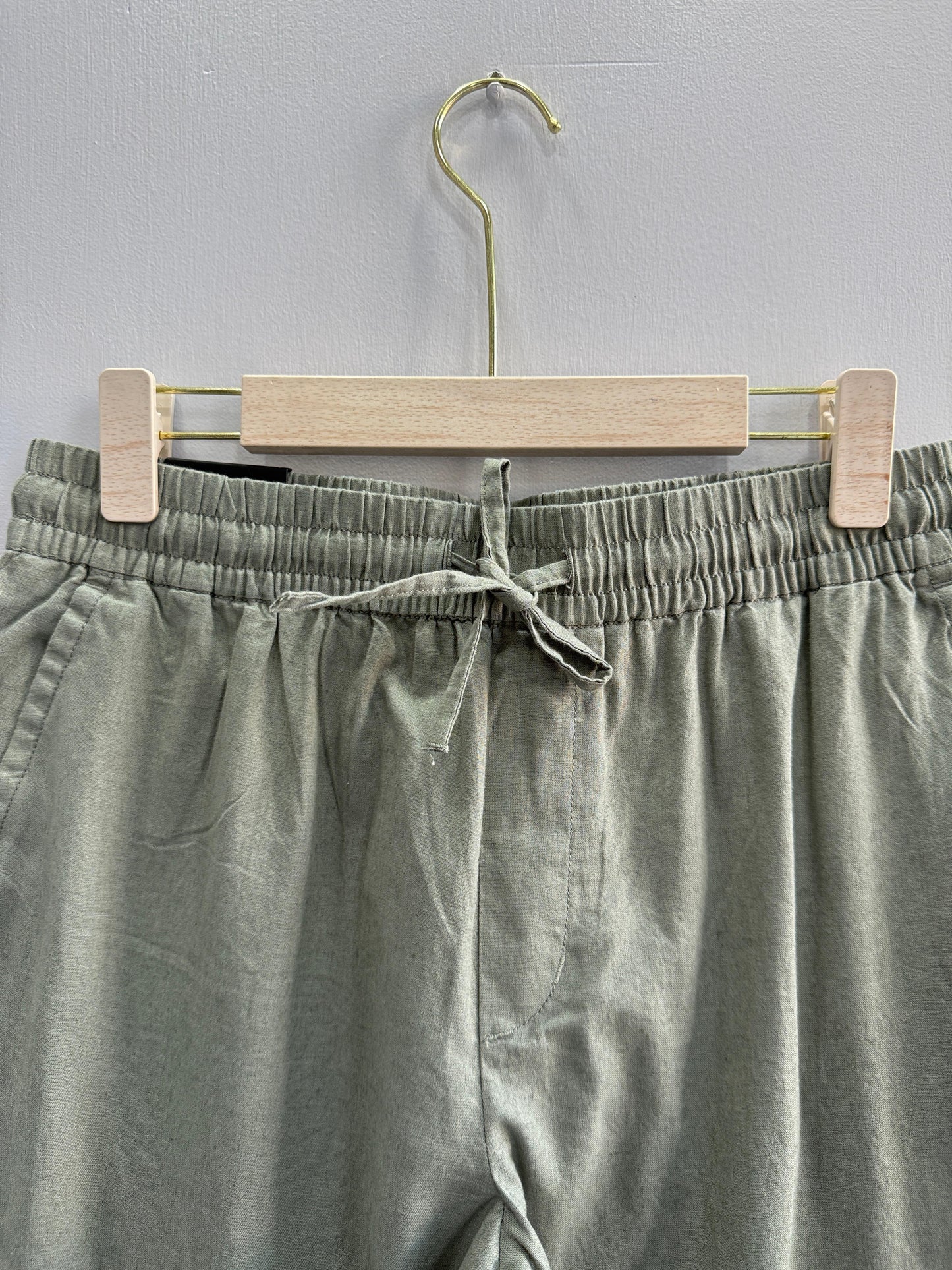 STRAIGHT FIT LINEN PANT
