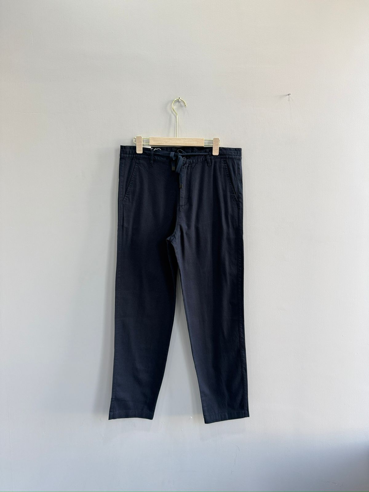 STRAIGHT FIT LINEN PANT