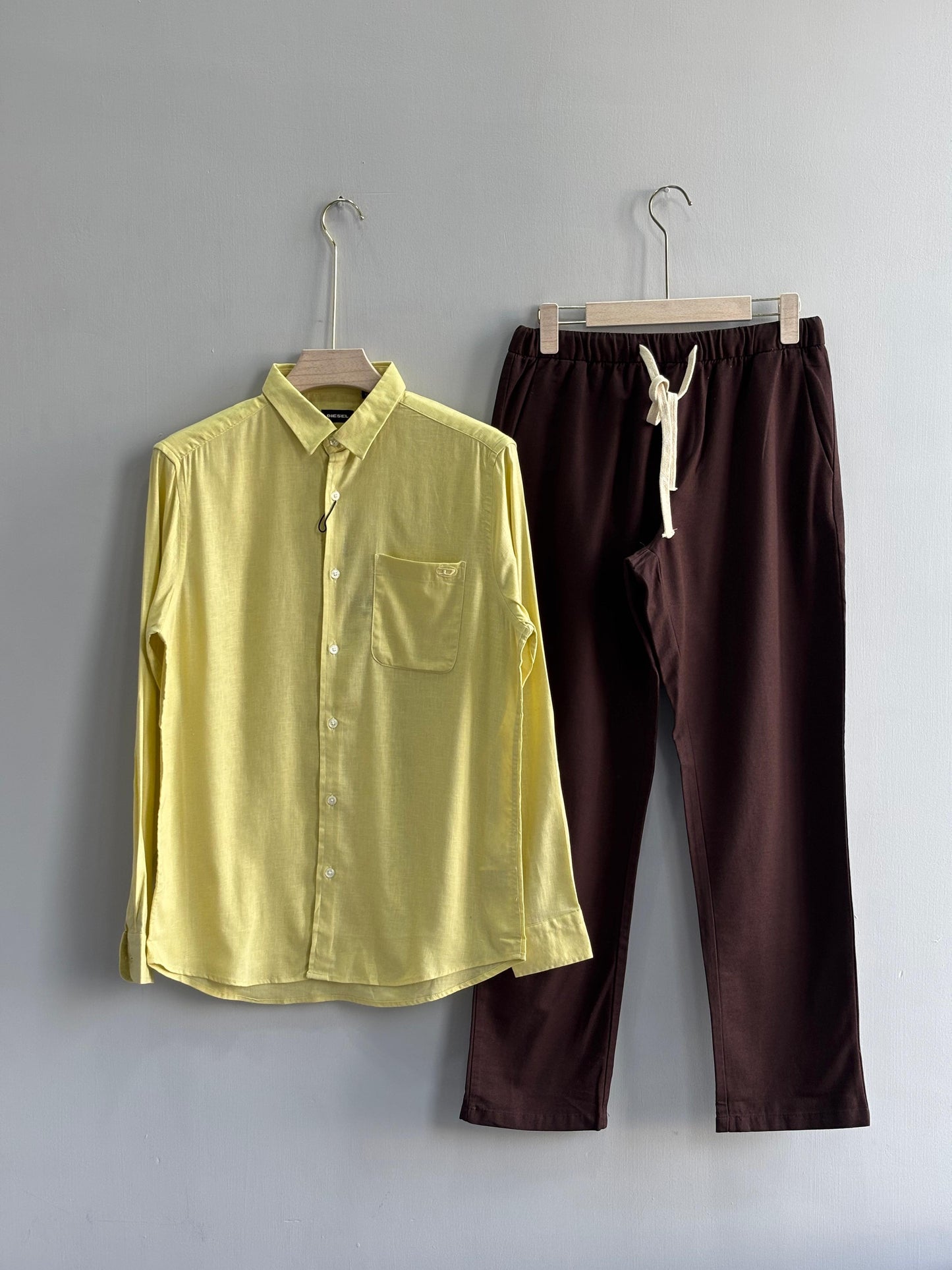 YELLOW LINEN SHIRT