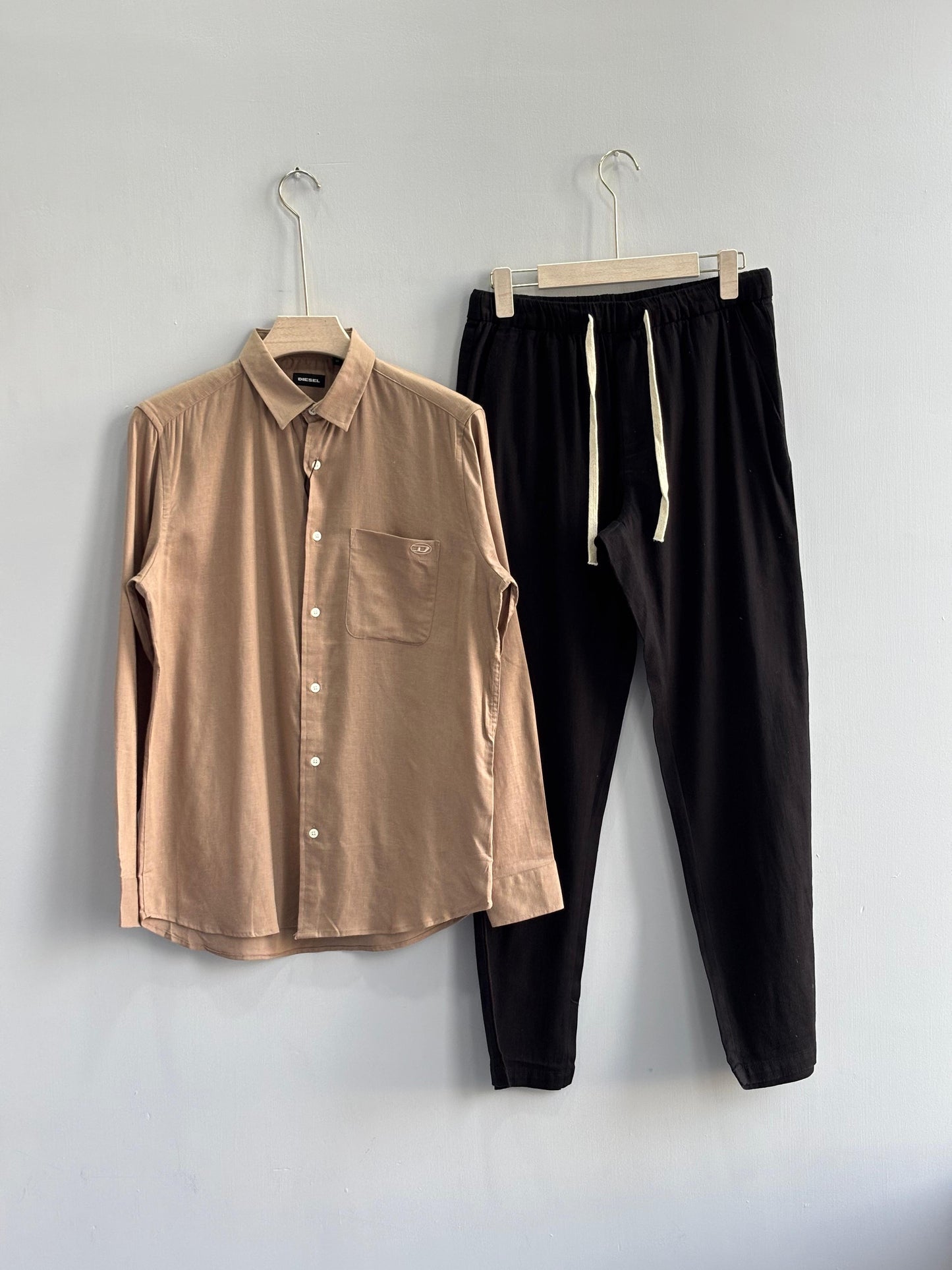 BROWN LINEN SHIRT