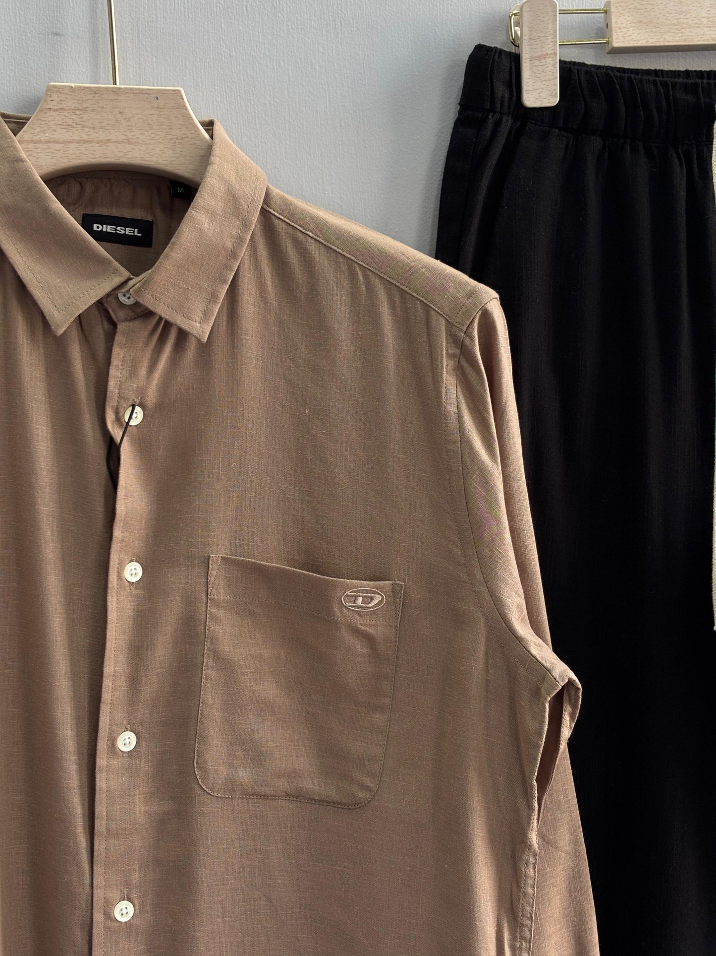 BROWN LINEN SHIRT