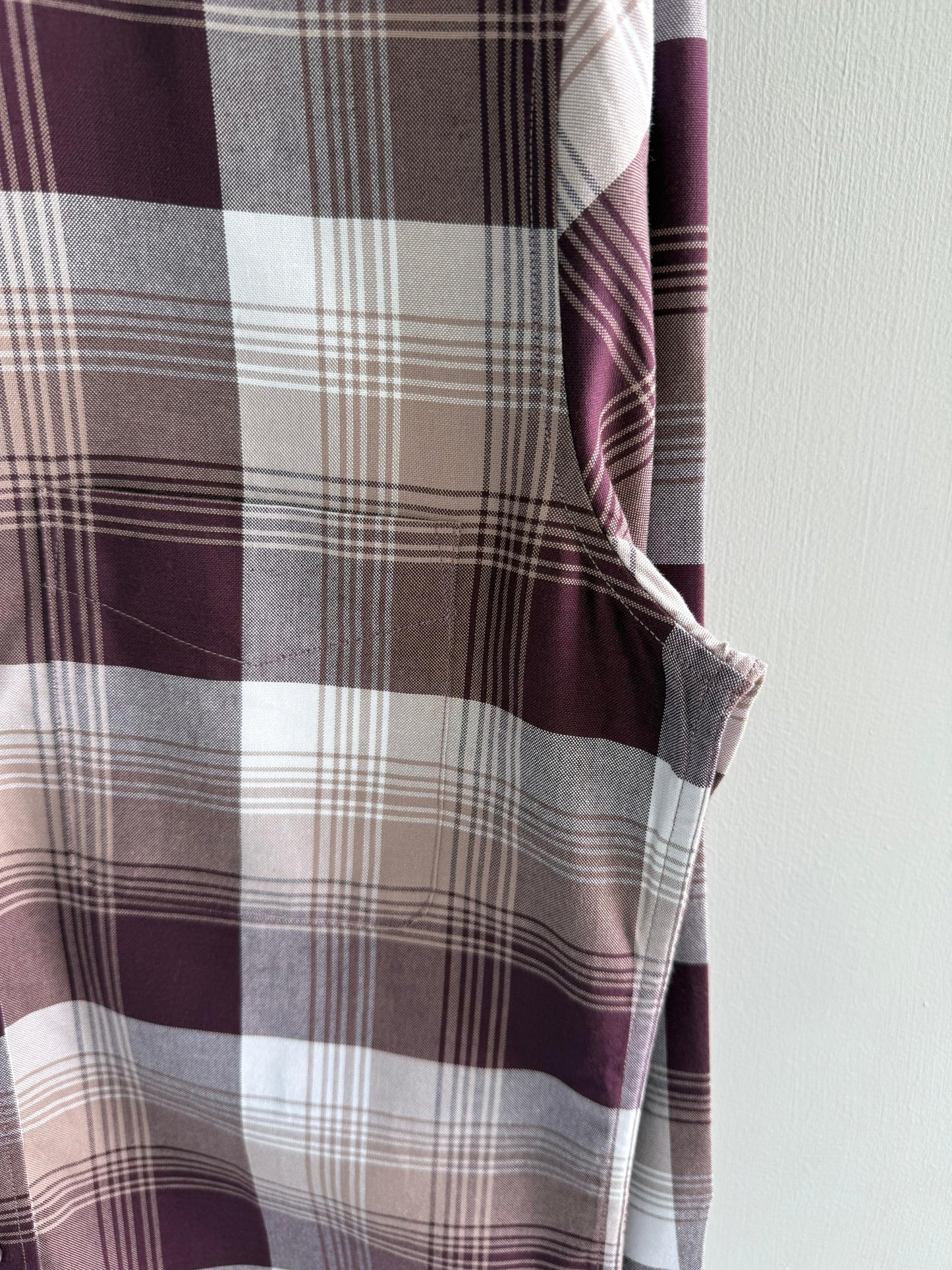 LAVENDER FLANNEL COTTON SHIRT