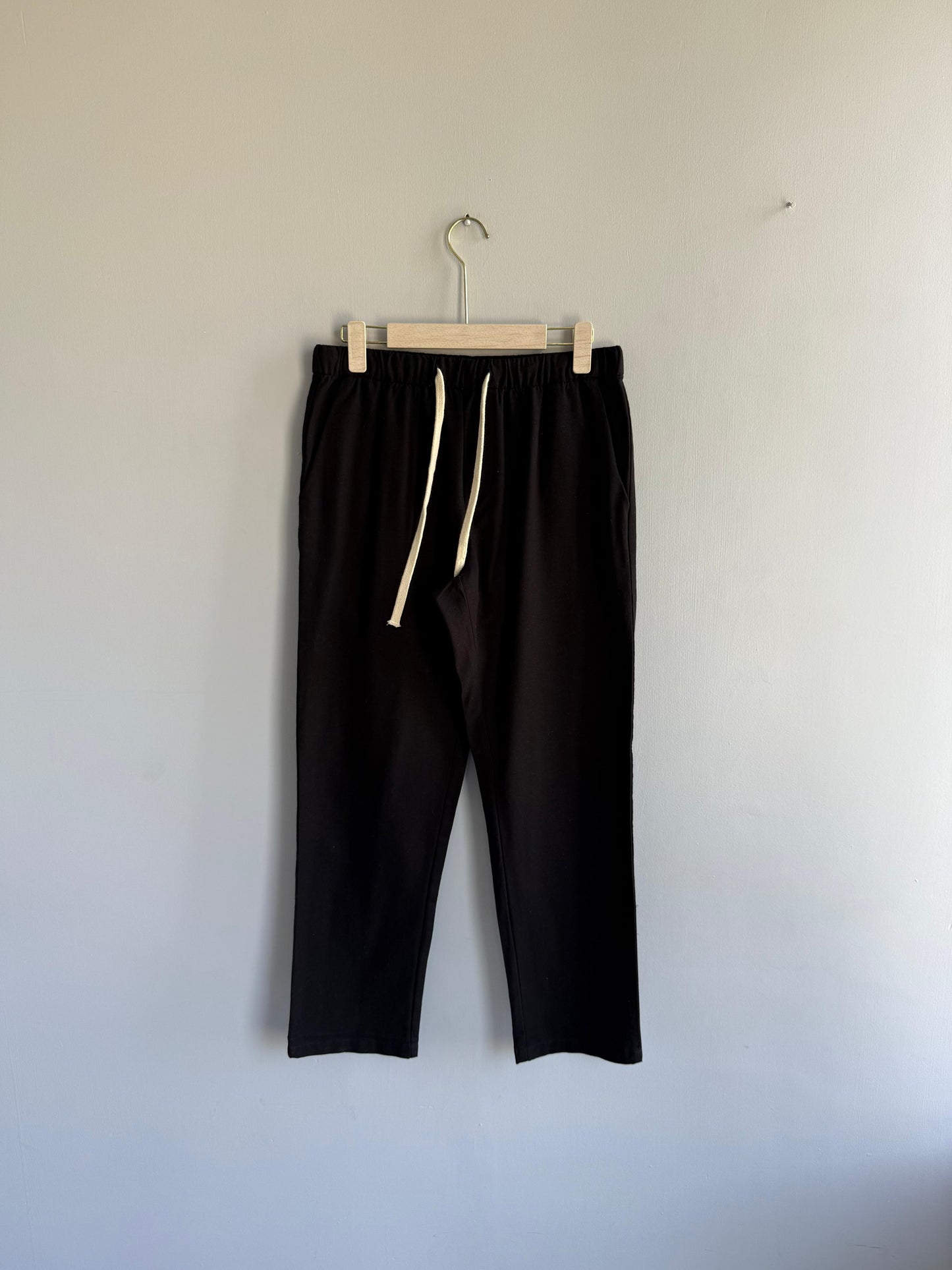 BLACK LINEN TROUSER