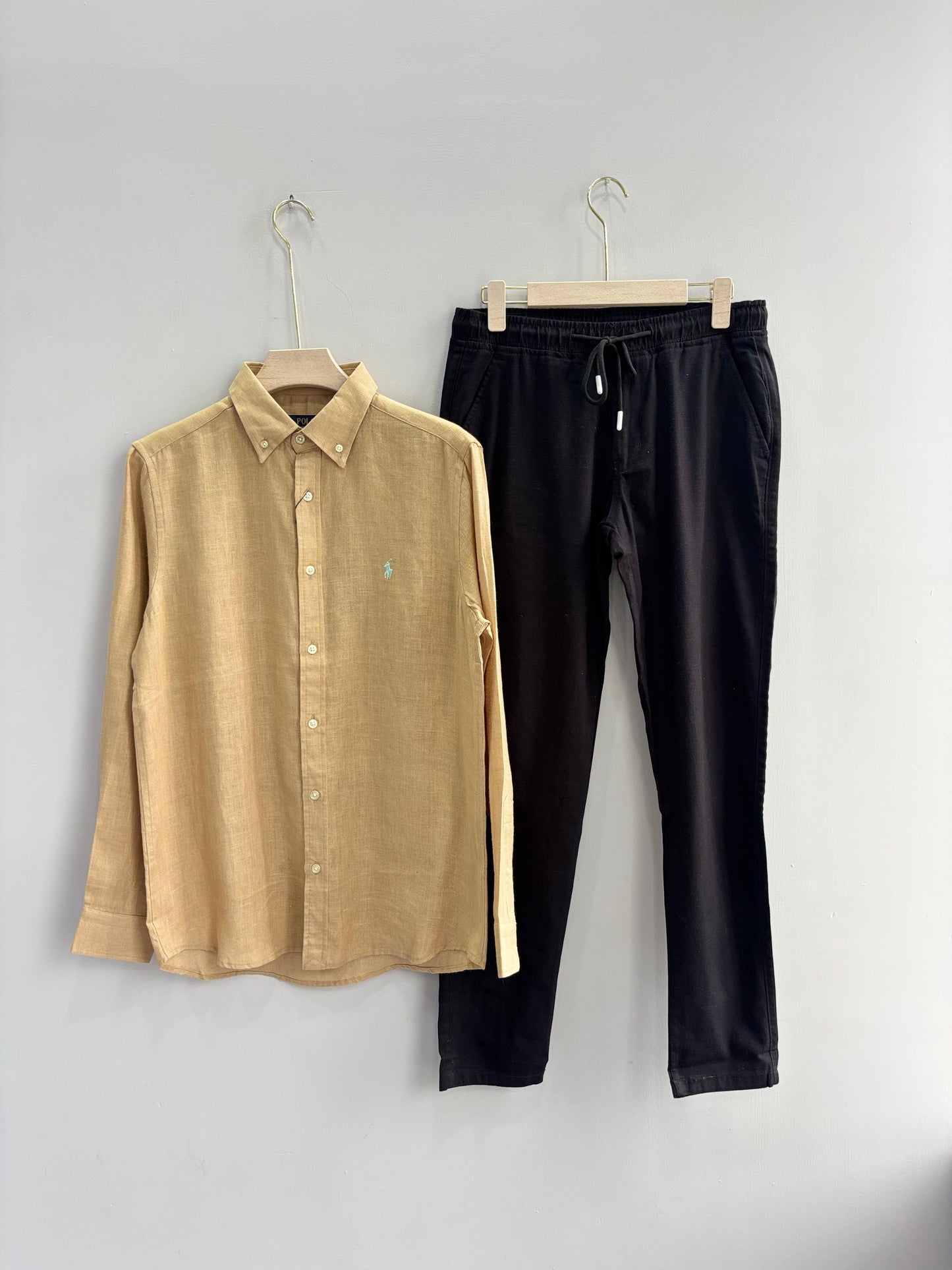SANDAL PURE LINEN SHIRT
