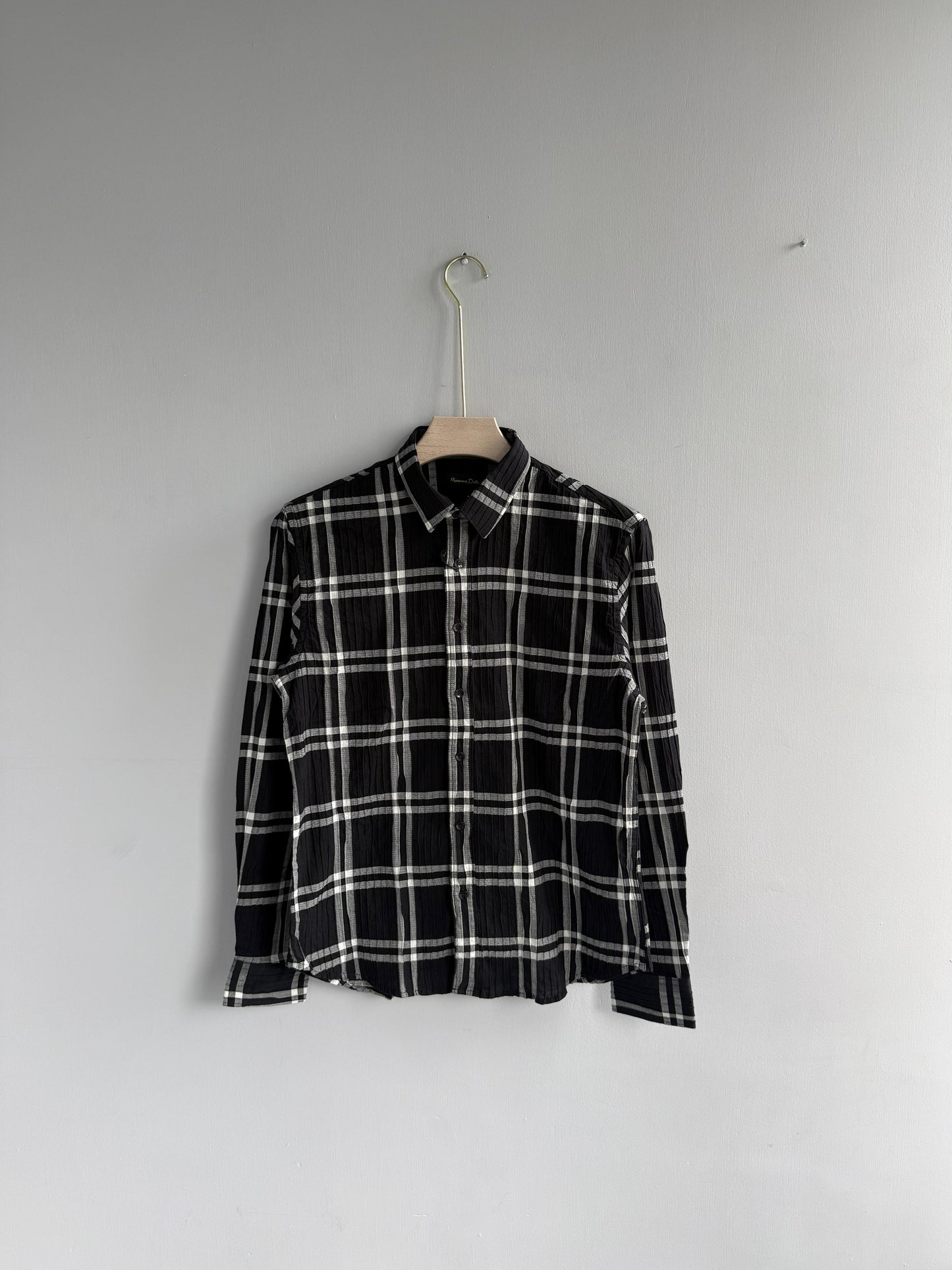 BLACK IMPORTED FLANNEL SHIRT