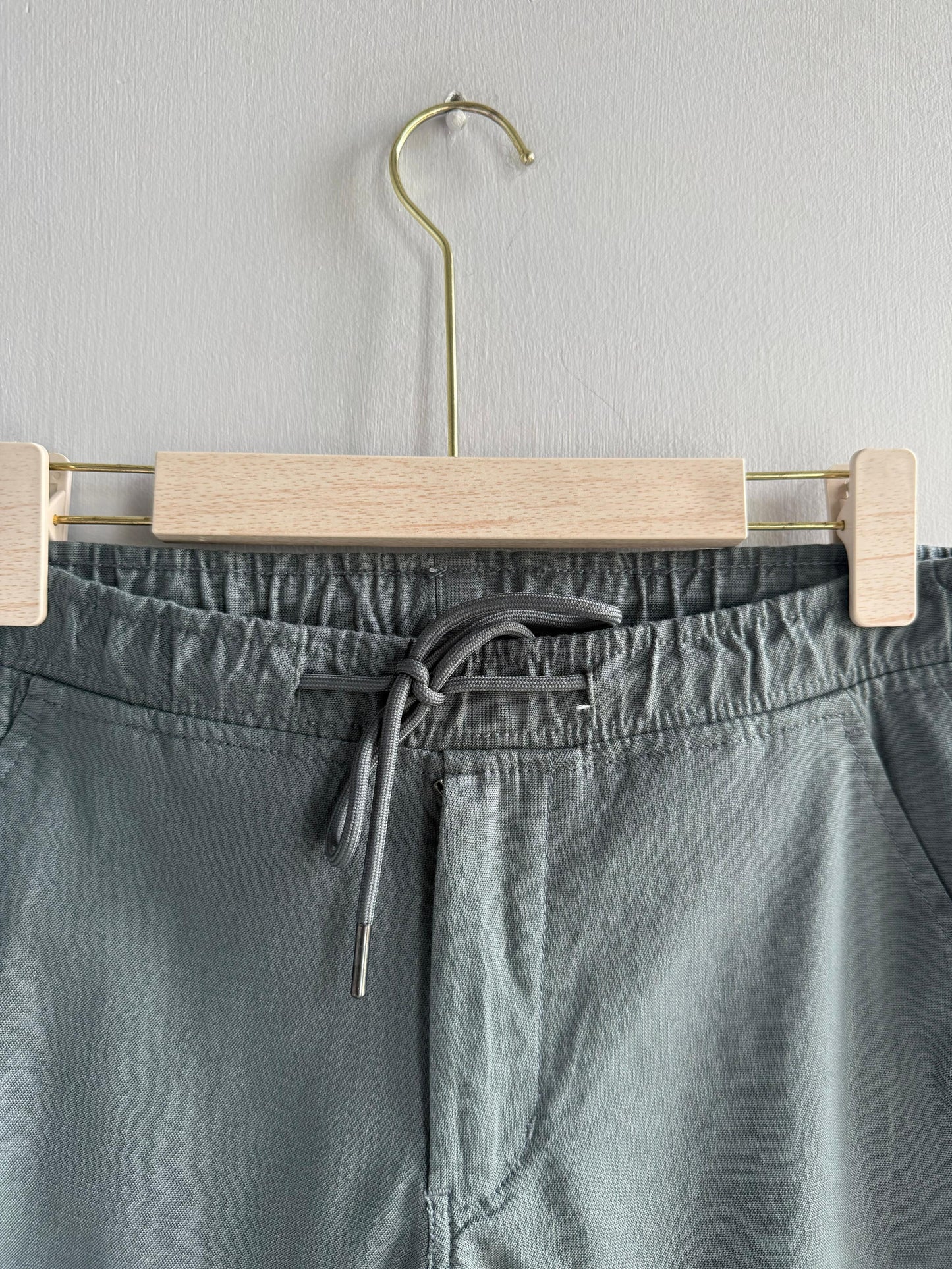 BLUE LINEN TROUSERS
