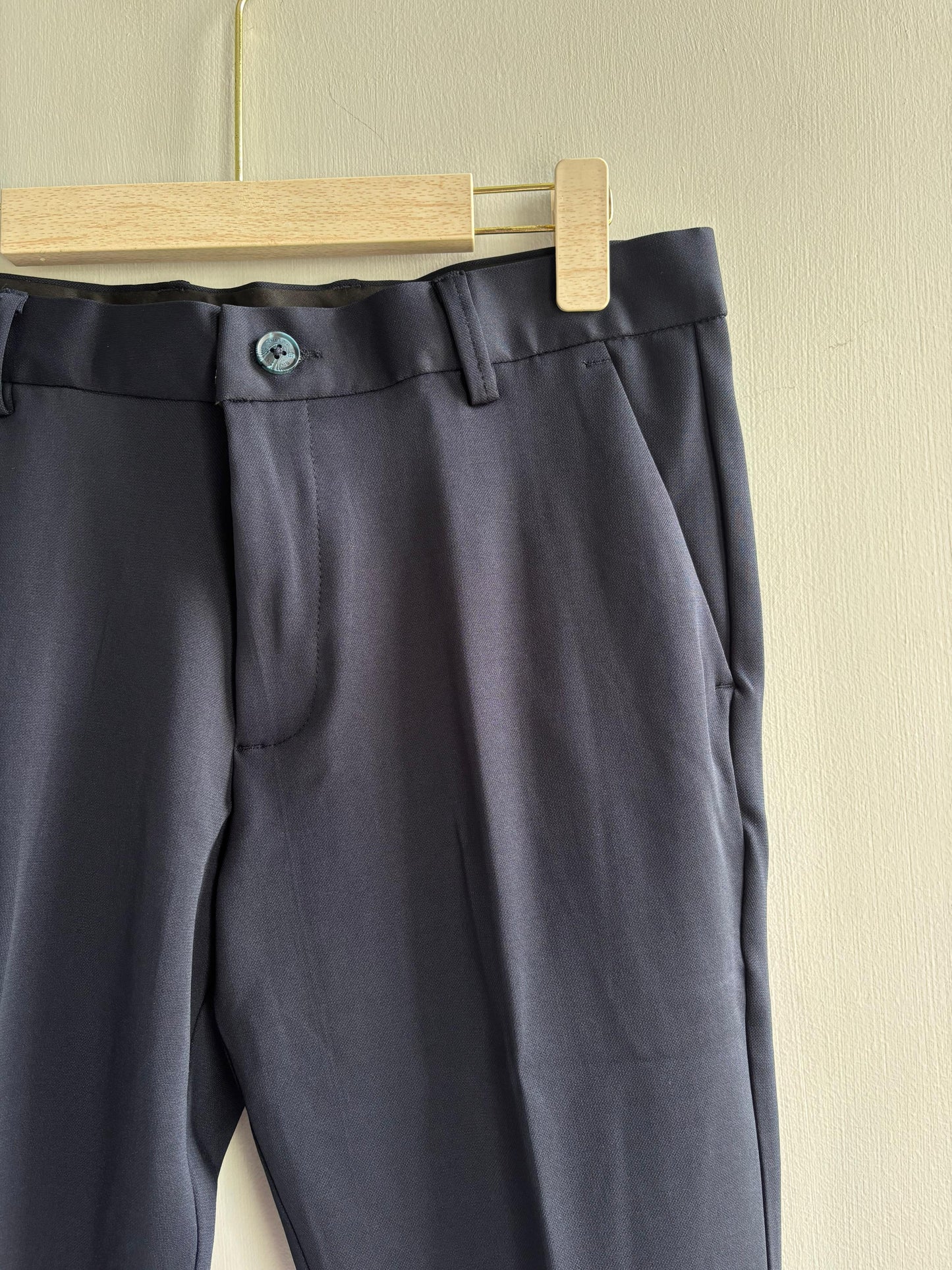 DARK BLUE POLO FIT TROUSERS
