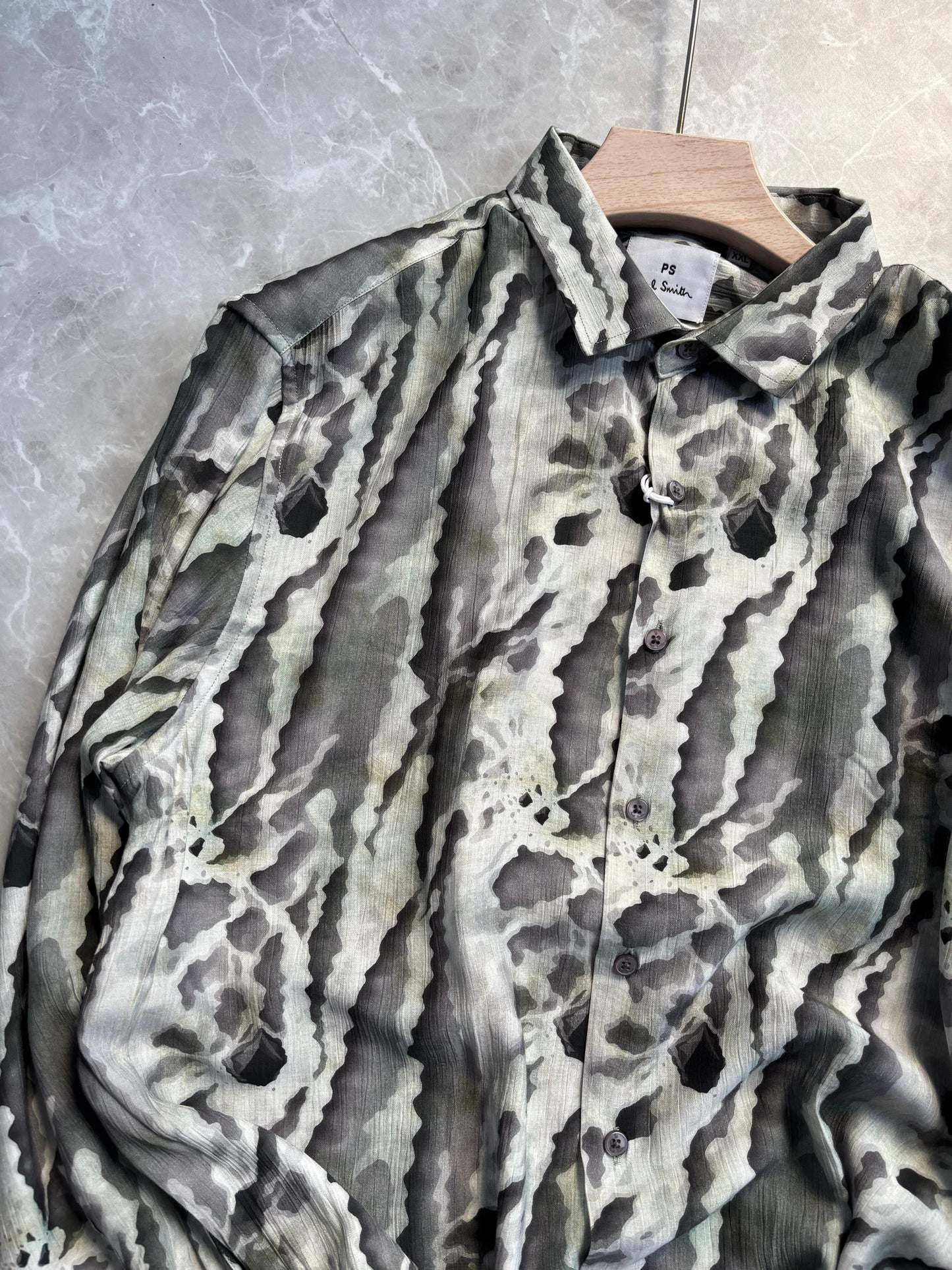 GRAY IMPORTED PRINTED SHIRT