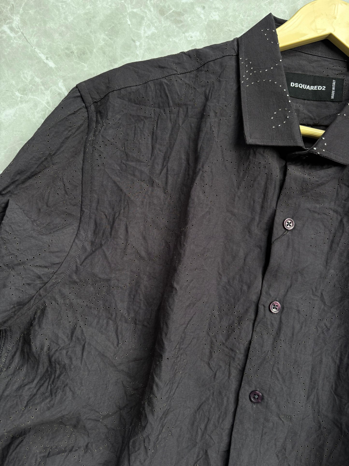 GRAY NETTED IMPORTED SHIRT