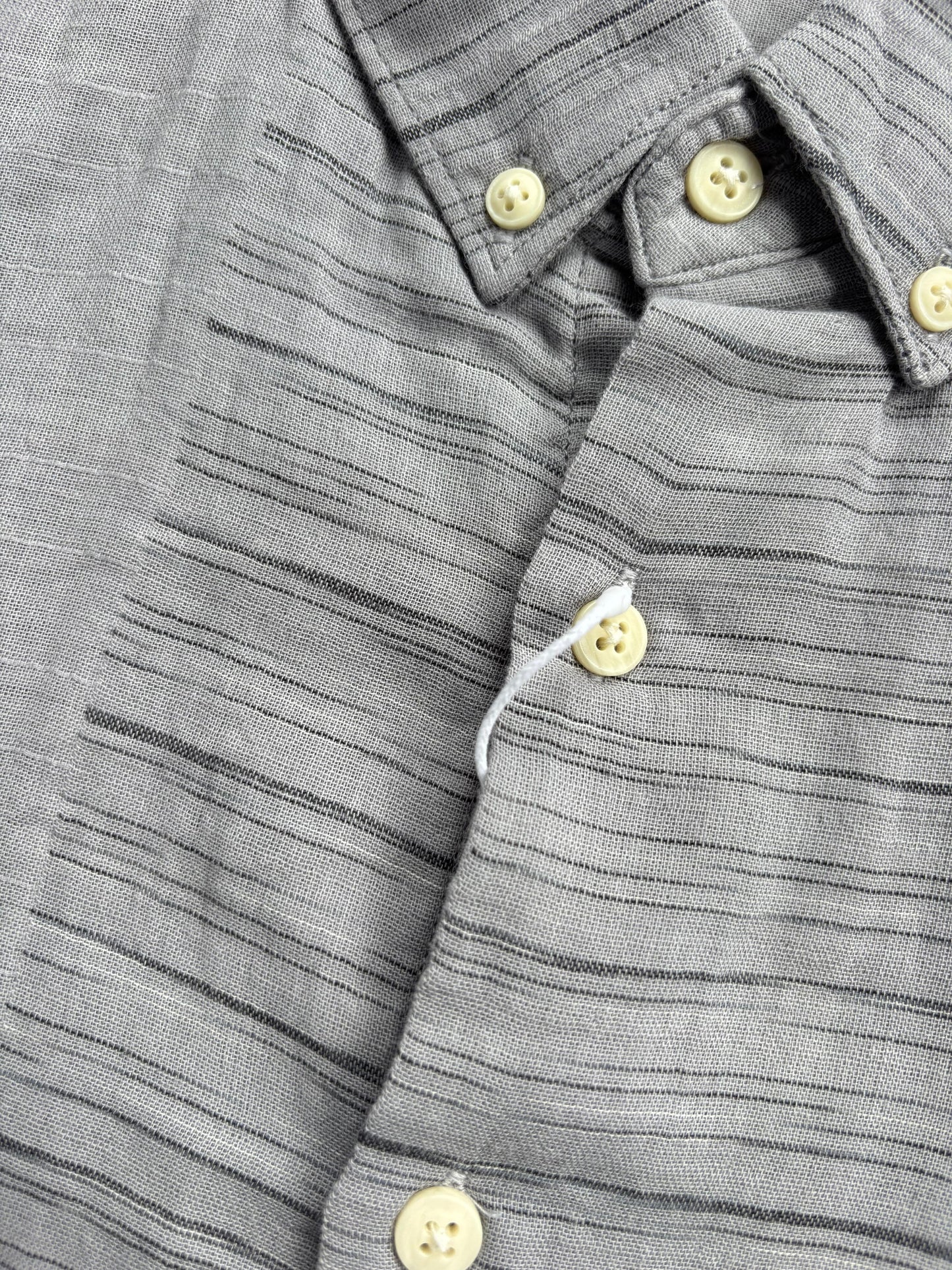 LIGHT GRAY IMPORTED LINEN SHIRT