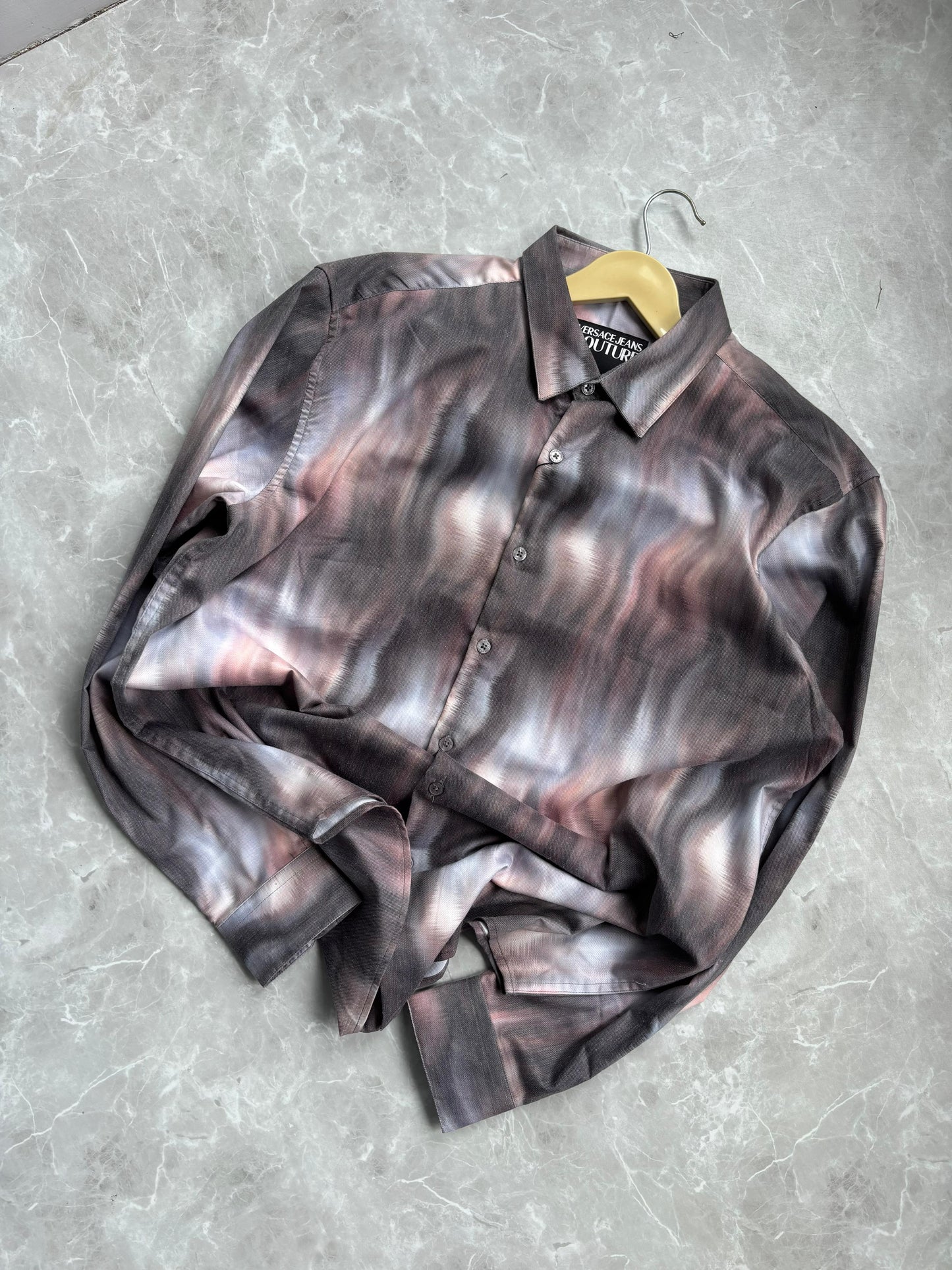 BLACK ORANGE IMPORTED PRINTED SHIRT