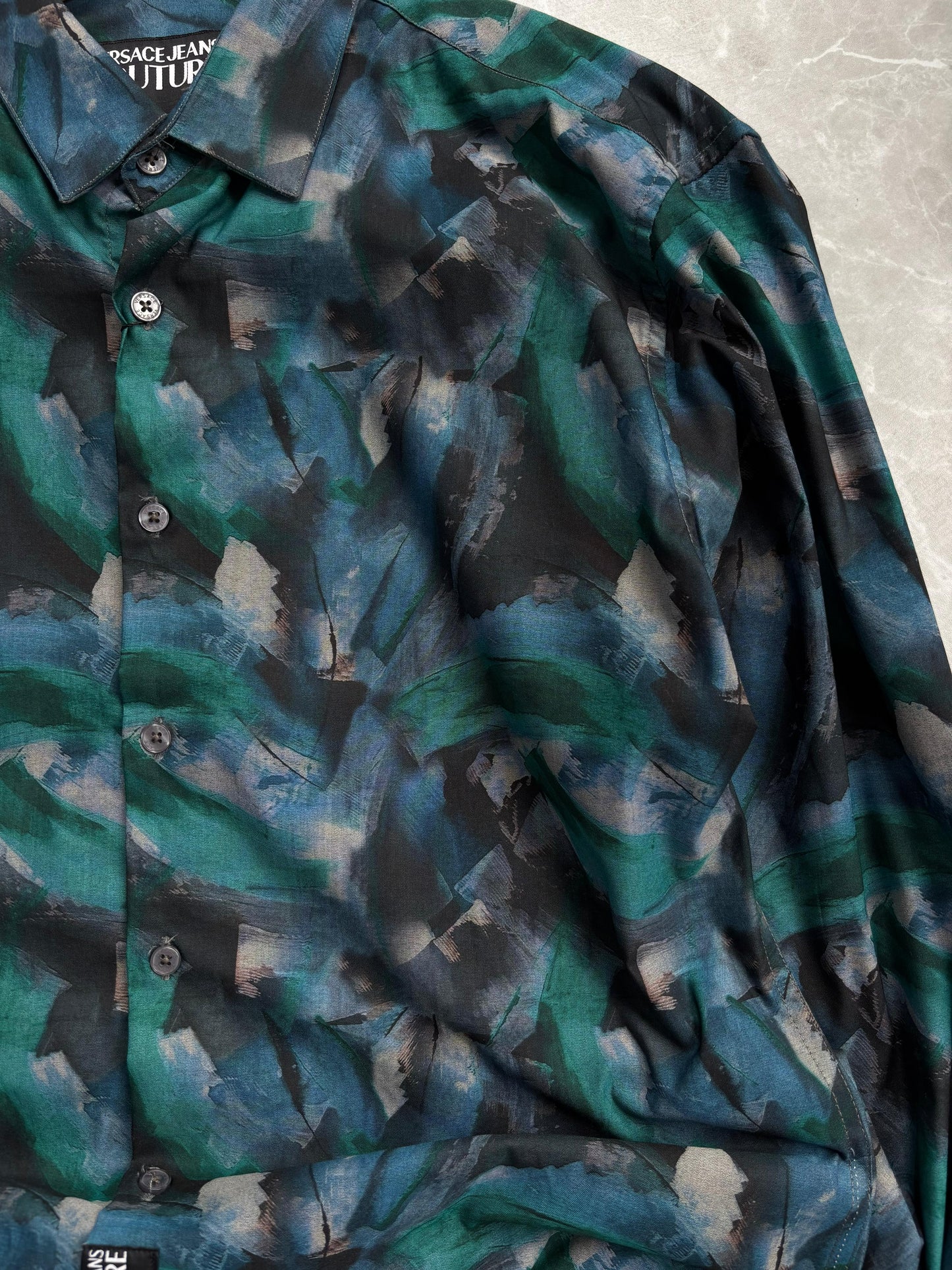 BLACK IMPORTED PRINTED SHIRT