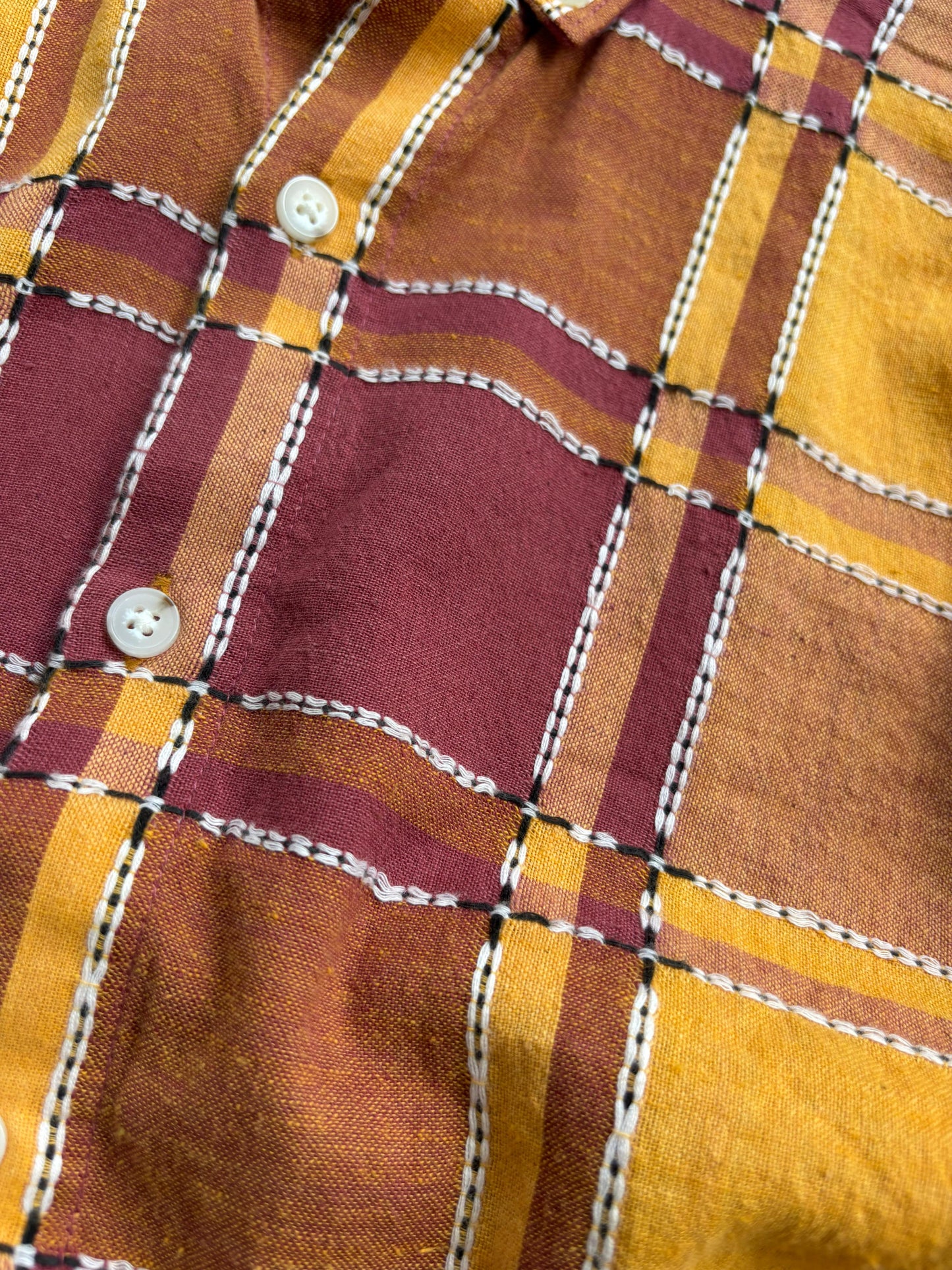 YELLOW FLANEL IMPORTED SHIRT