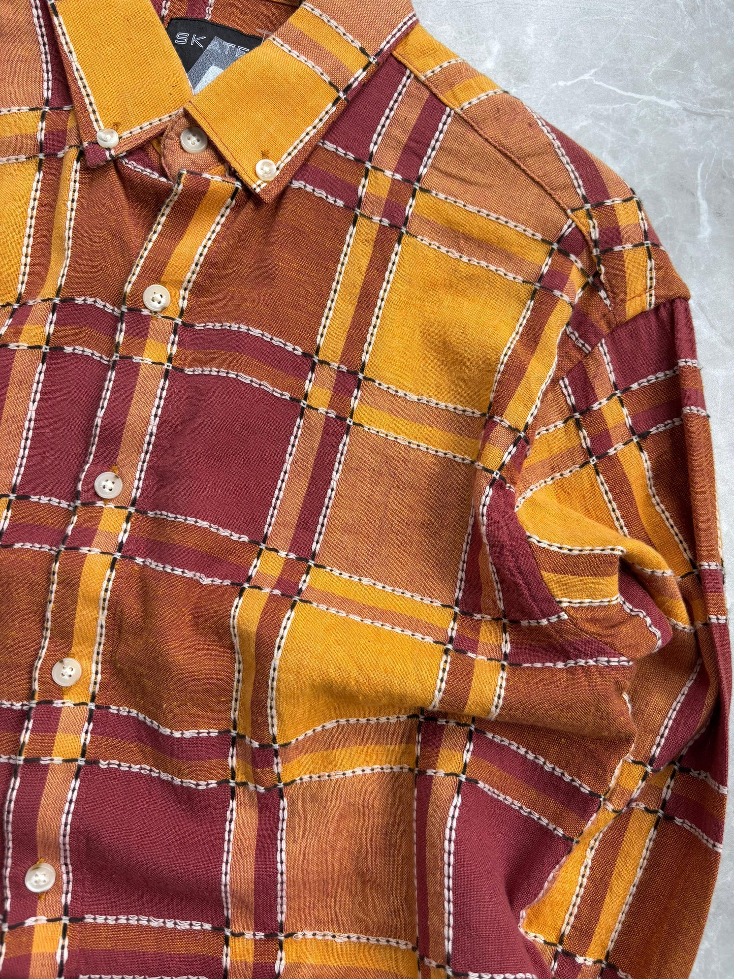 YELLOW FLANEL IMPORTED SHIRT