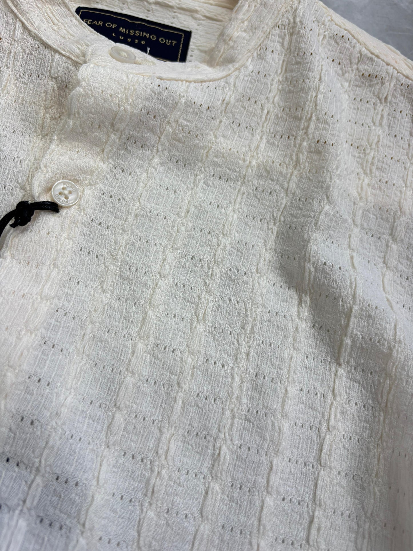 BEIDGE IMPORTED MANDRAIN COLLAR SHIRT