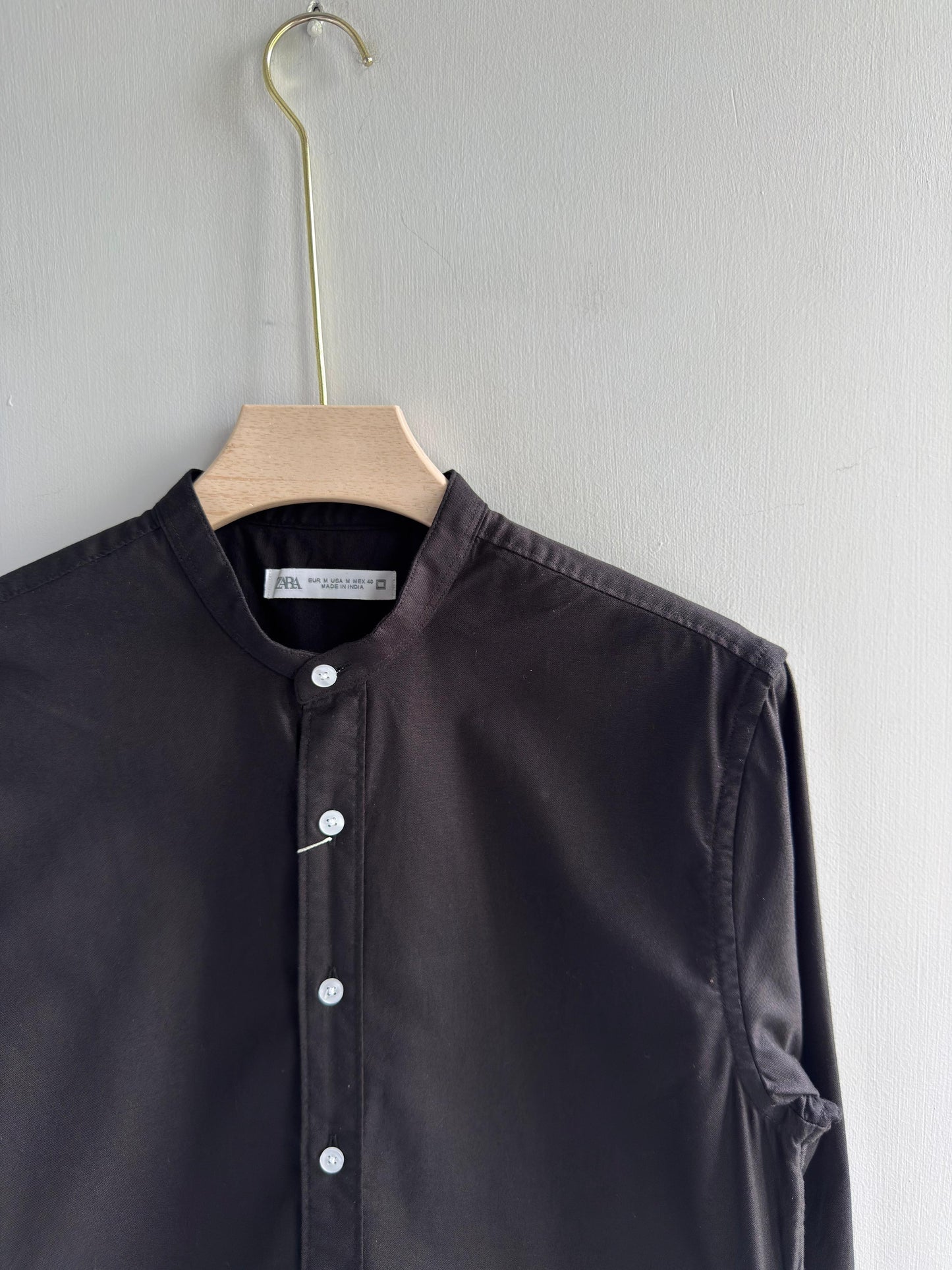 BLACK MANDRIAN OXFORT SHIRT
