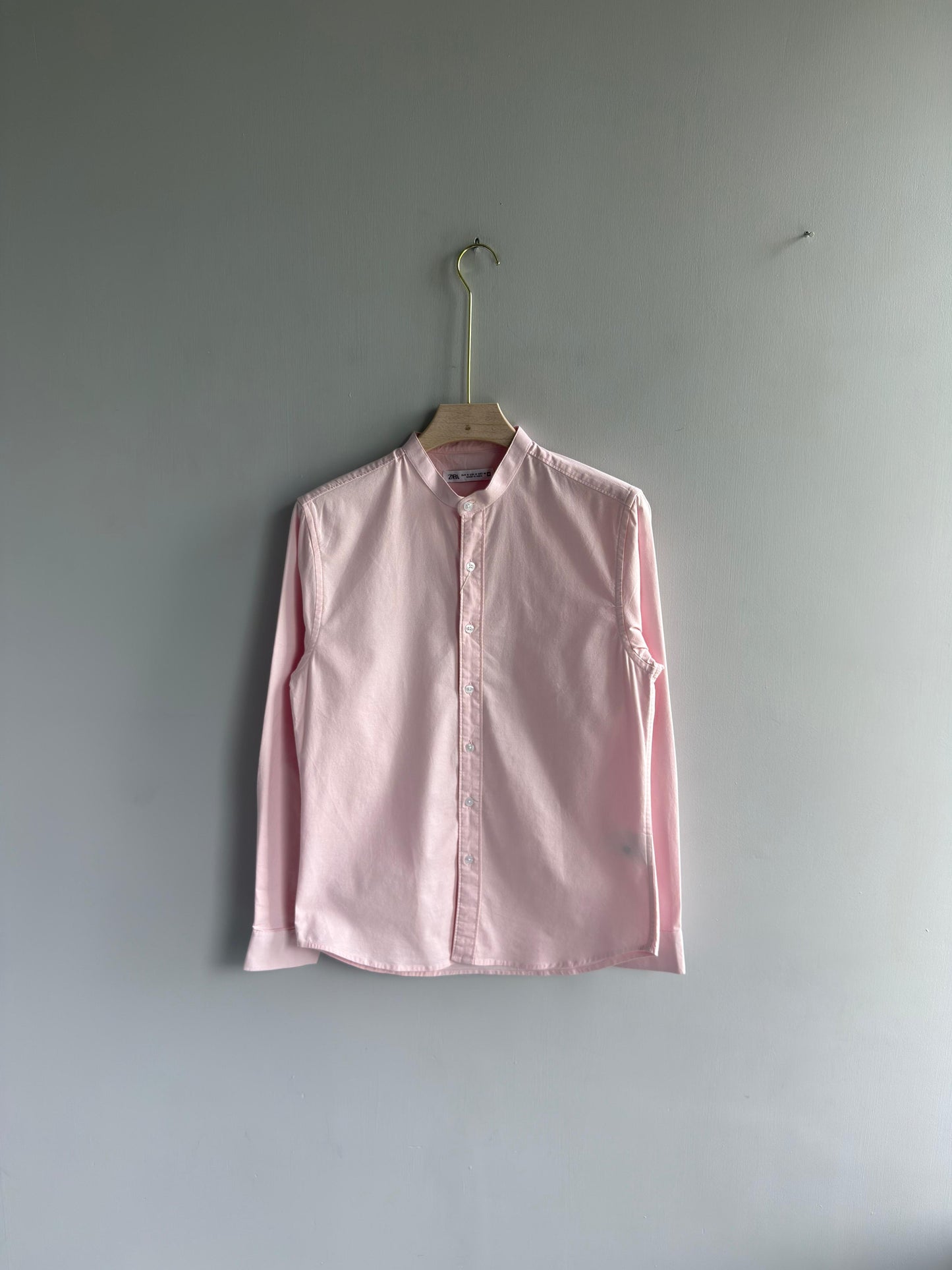 BABY PINK MANDRIAN OXFORT SHIRT