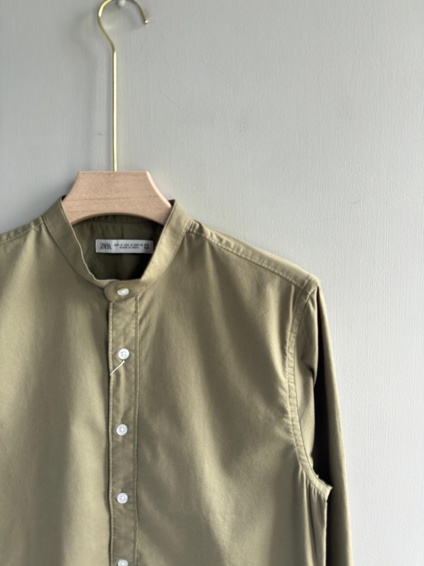 GREEN MANDRIAN OXFORD SHIRT