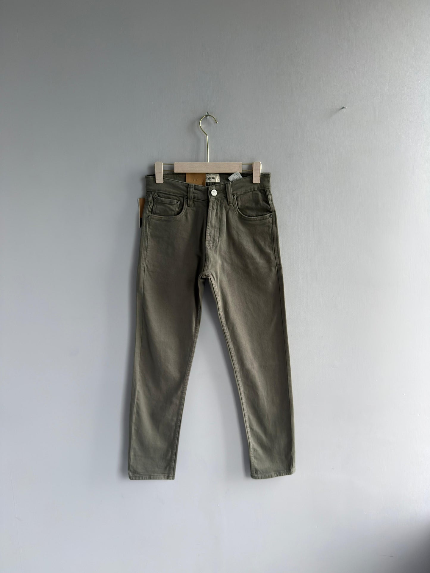 GRAY DENIM TROUSERS
