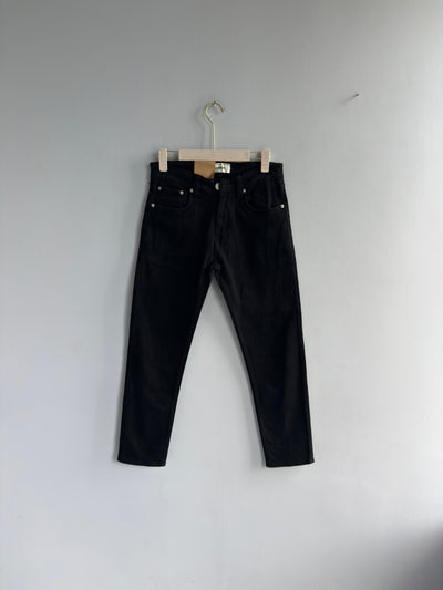 BLACK DENIM TROUSERS