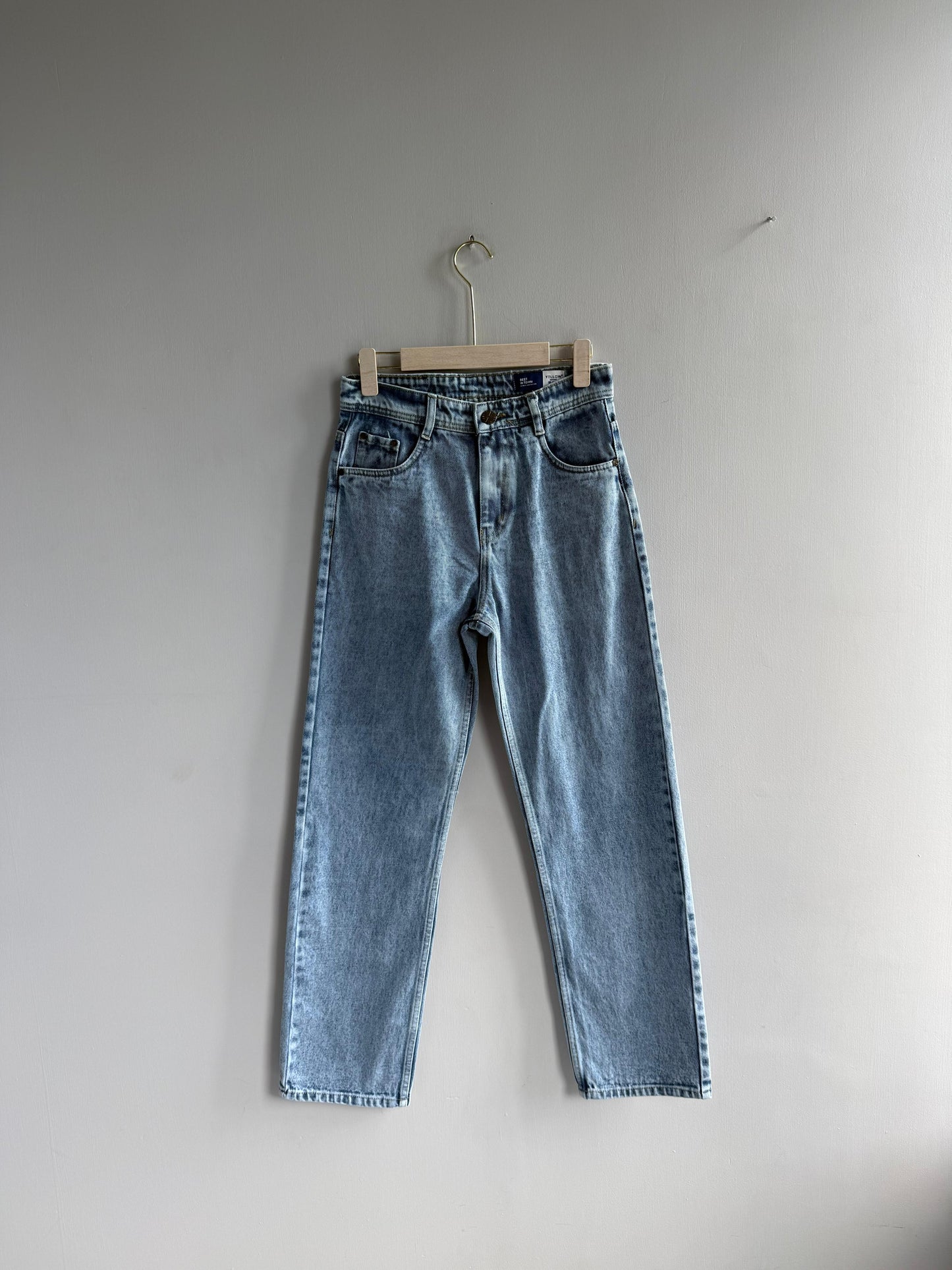 BLUE LOOSE FIT DENIM TROUSERS