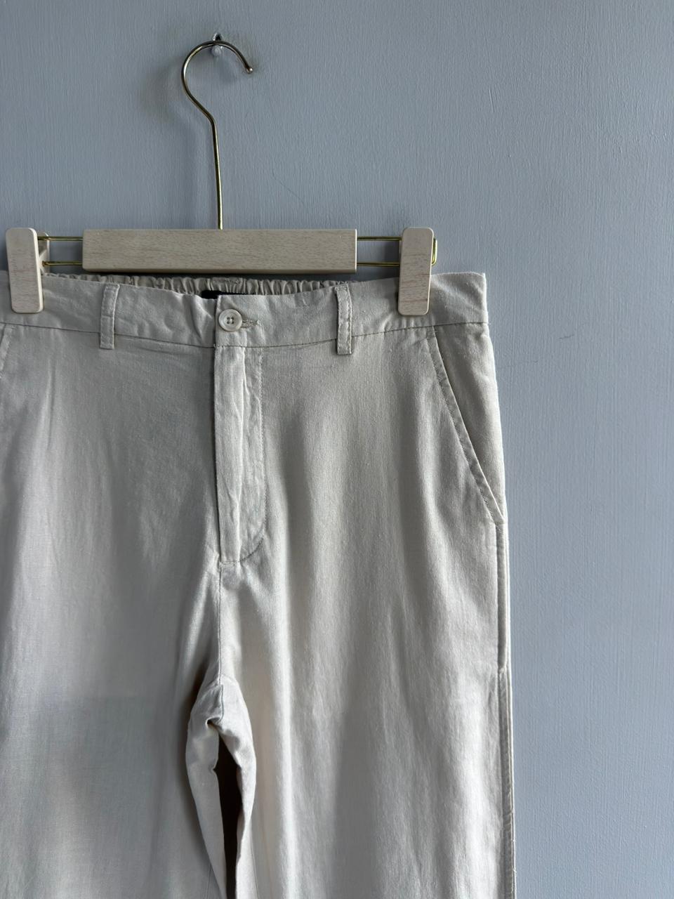 SANDAL LINEN TROUSERS