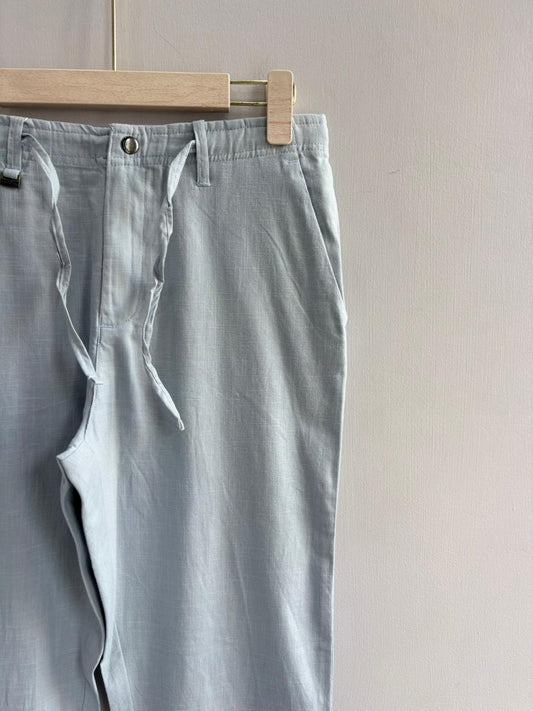 LIGHT BLUE LINEN TROUSERS