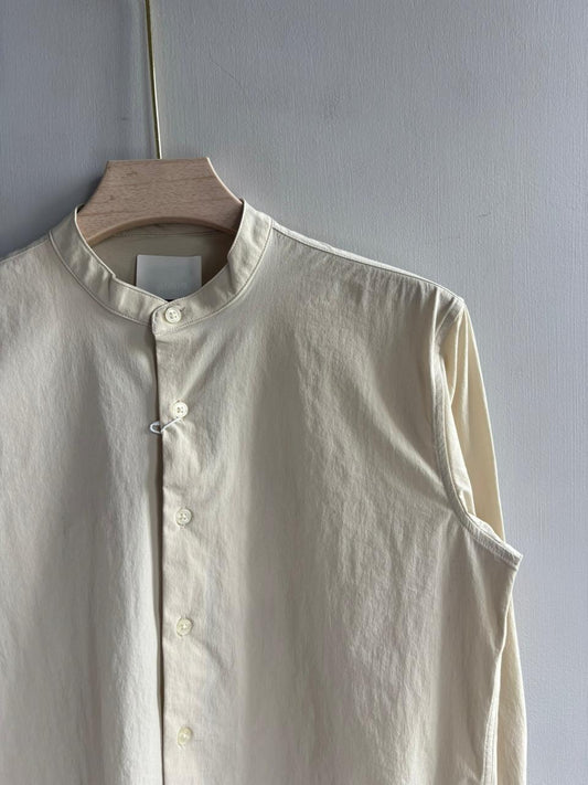 BEIDGE IMPORTED CRUSHED MANDRIAN COLLAR SHIRT