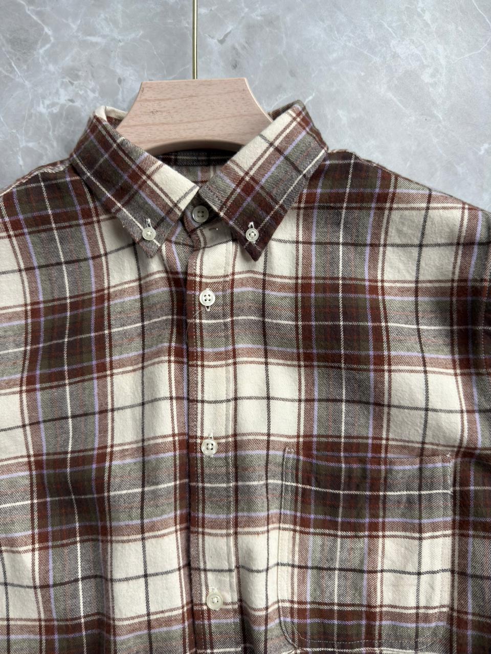 BROWN FLANEL SHIRT