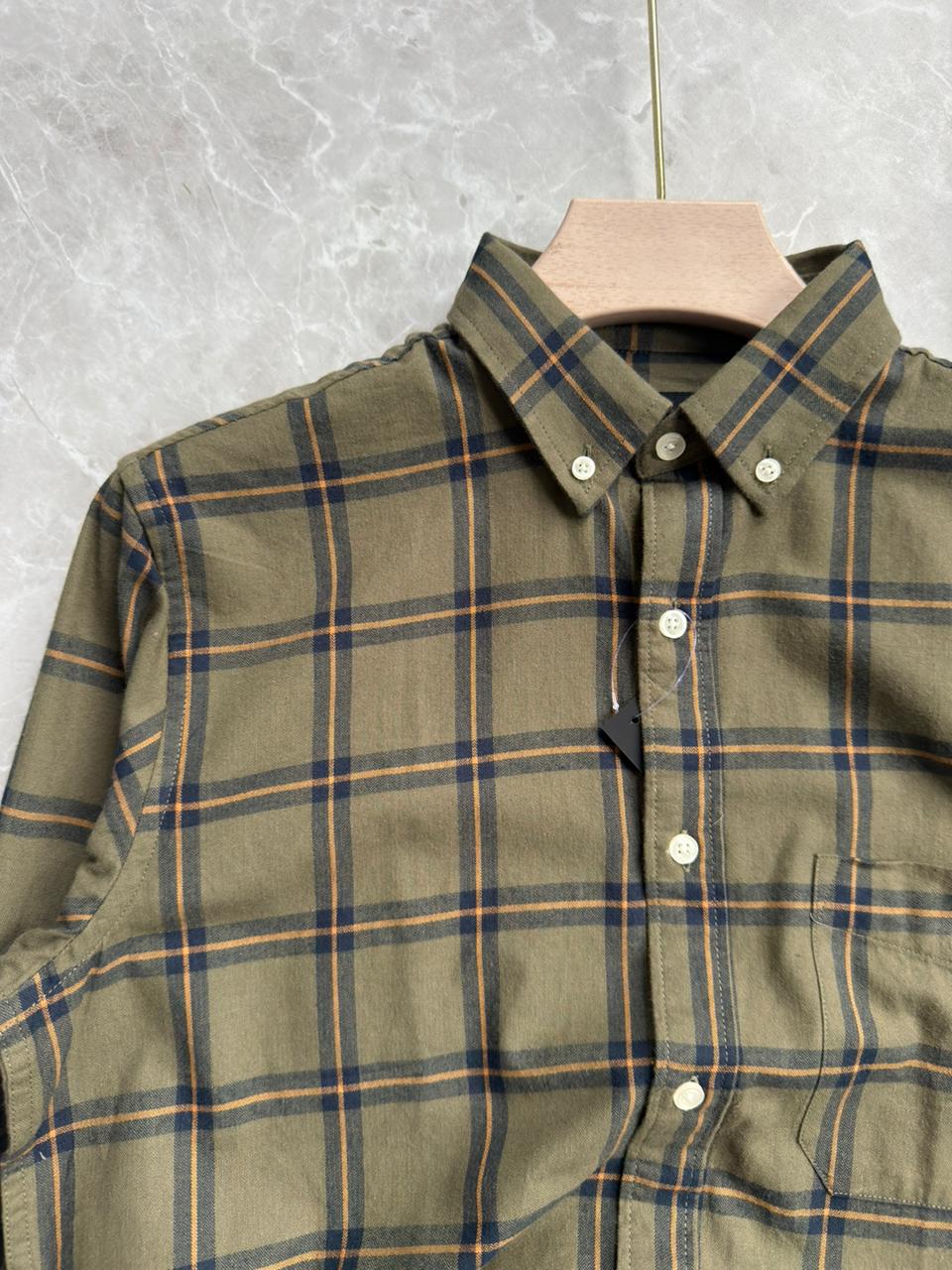 DARK GREEN FLANEL SHIRT