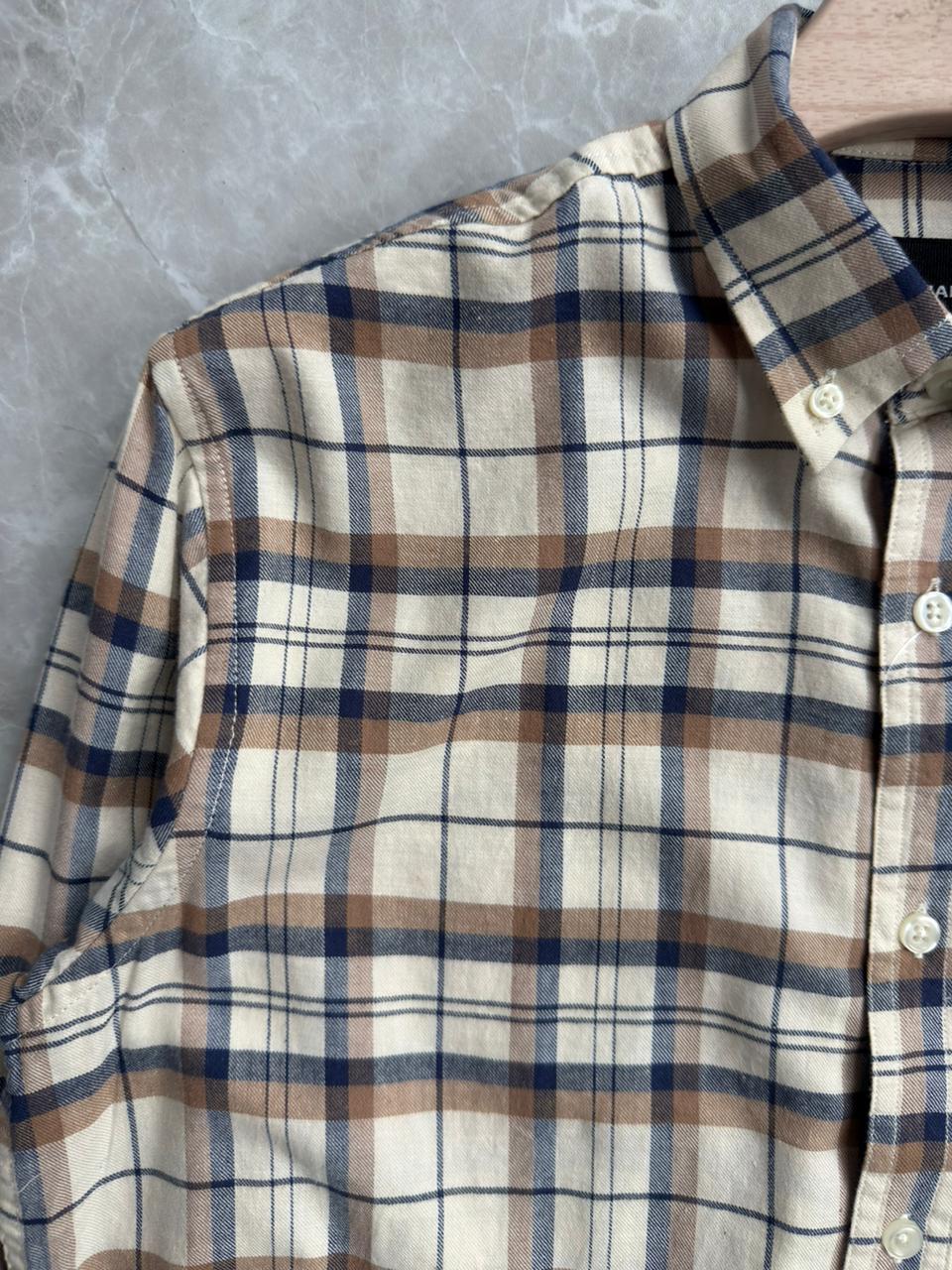 BEIDGE FLANEL SHIRT
