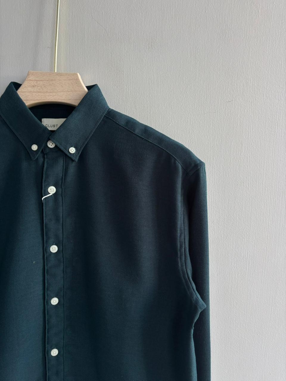 PEACOCK BLUE IMPORTED LINEN SHIRT