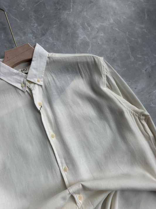 OFF WHITE LINEN SHIRT