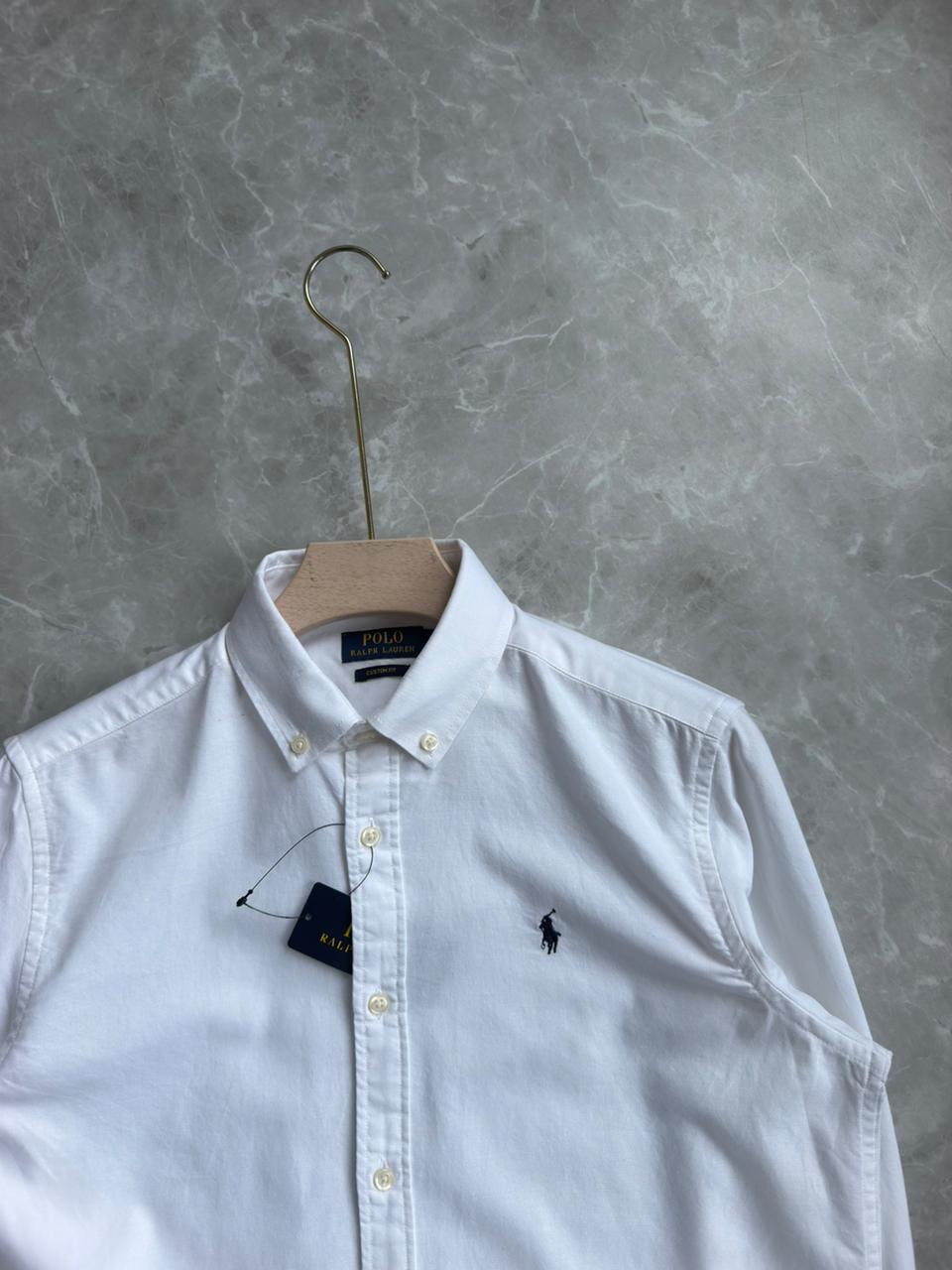 WHITE COTTON SHIRT