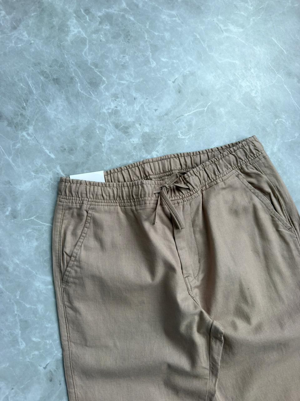 GRAY LINEN TROUSERS