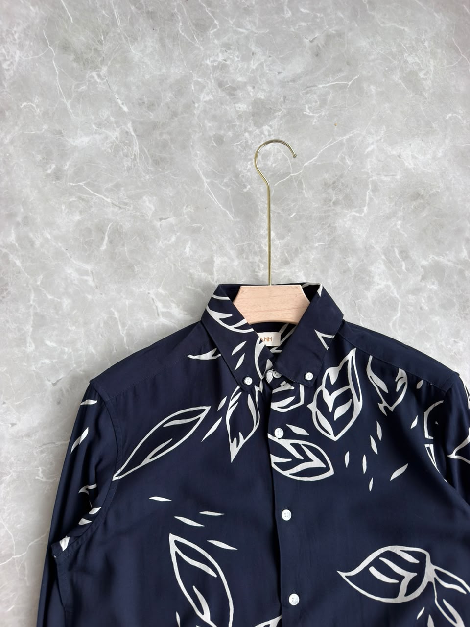 BLUE PRINTED SHIRT