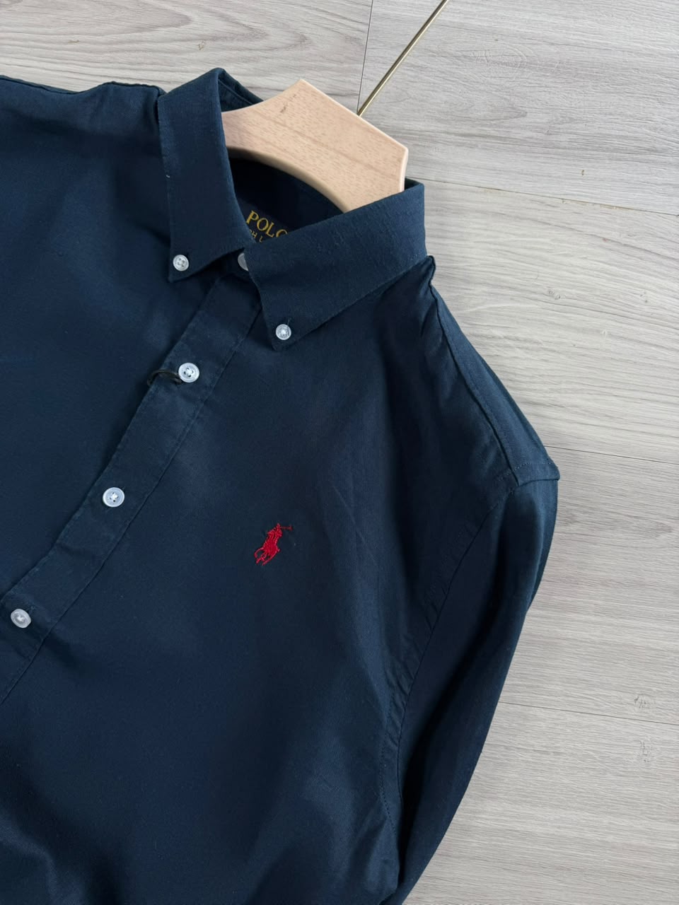 DARK BLUE LINEN SHIRT
