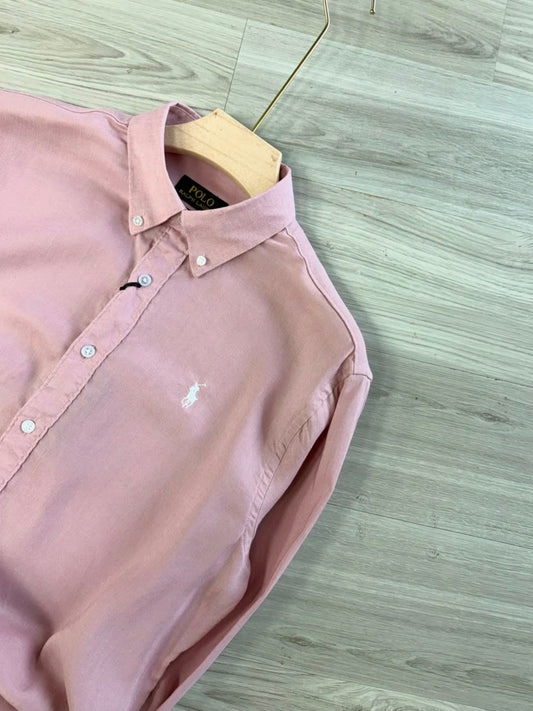 ONION PINK LINEN SHIRT