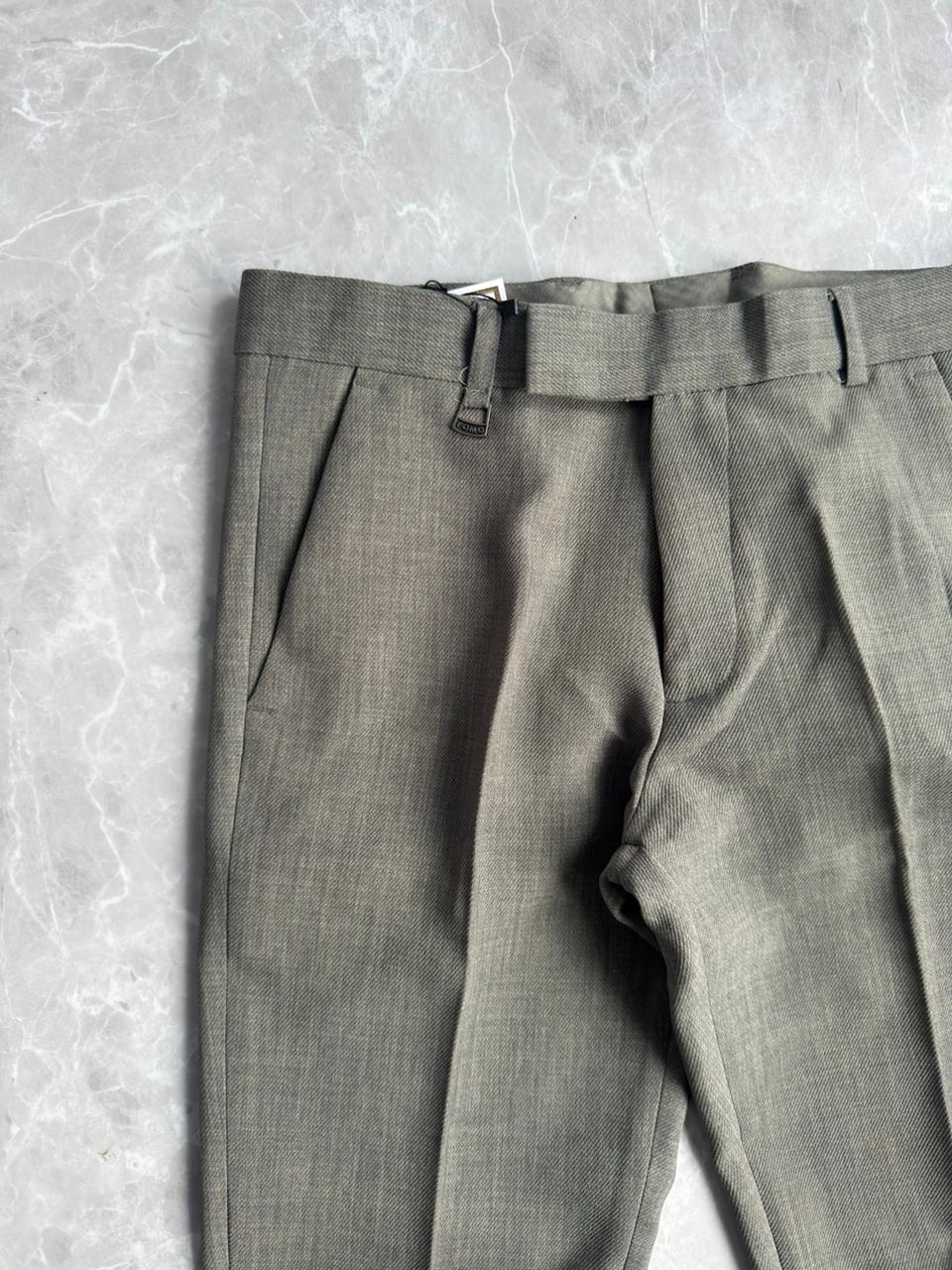 DARK GREEN IMPORTED FORMAL PANT