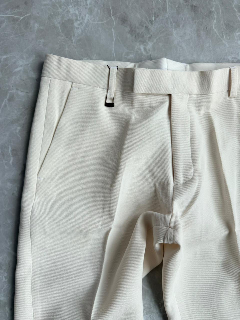 OFF WHITE IMPORTED FORMAL PANT