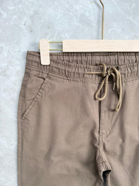 BROWN LINEN PANT
