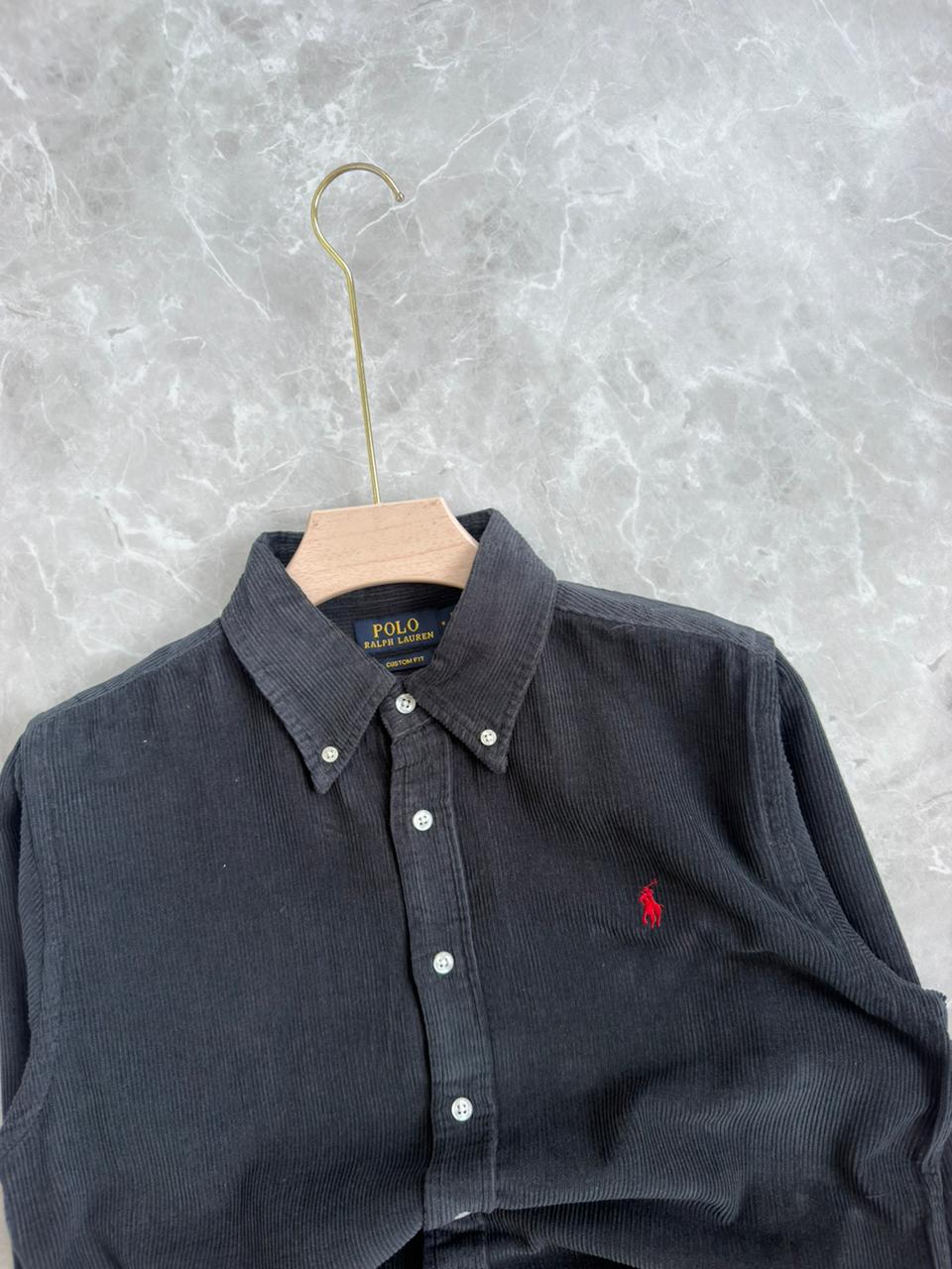 BLUE CORDUROY SHIRT