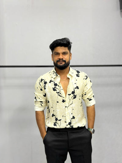 IMPORTED CRUSHED PRINTED SHIRT