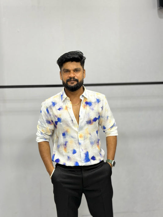 IMPOTRED CRUSHED PRINTED SHIRT